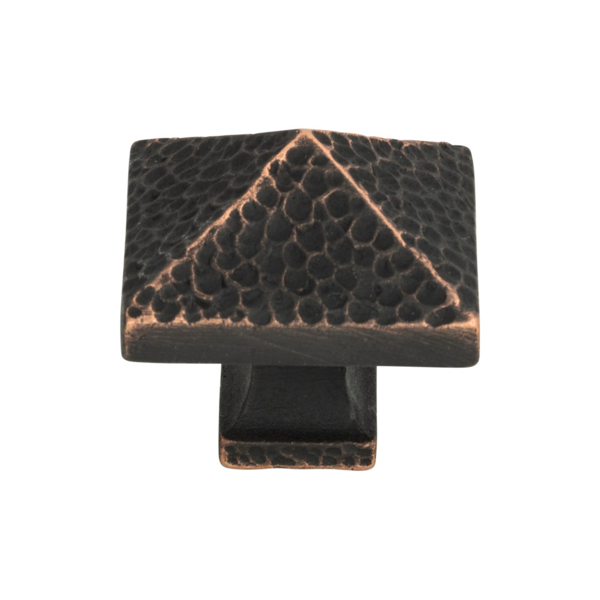 Craftsman Square Knob - Venetian Bronze