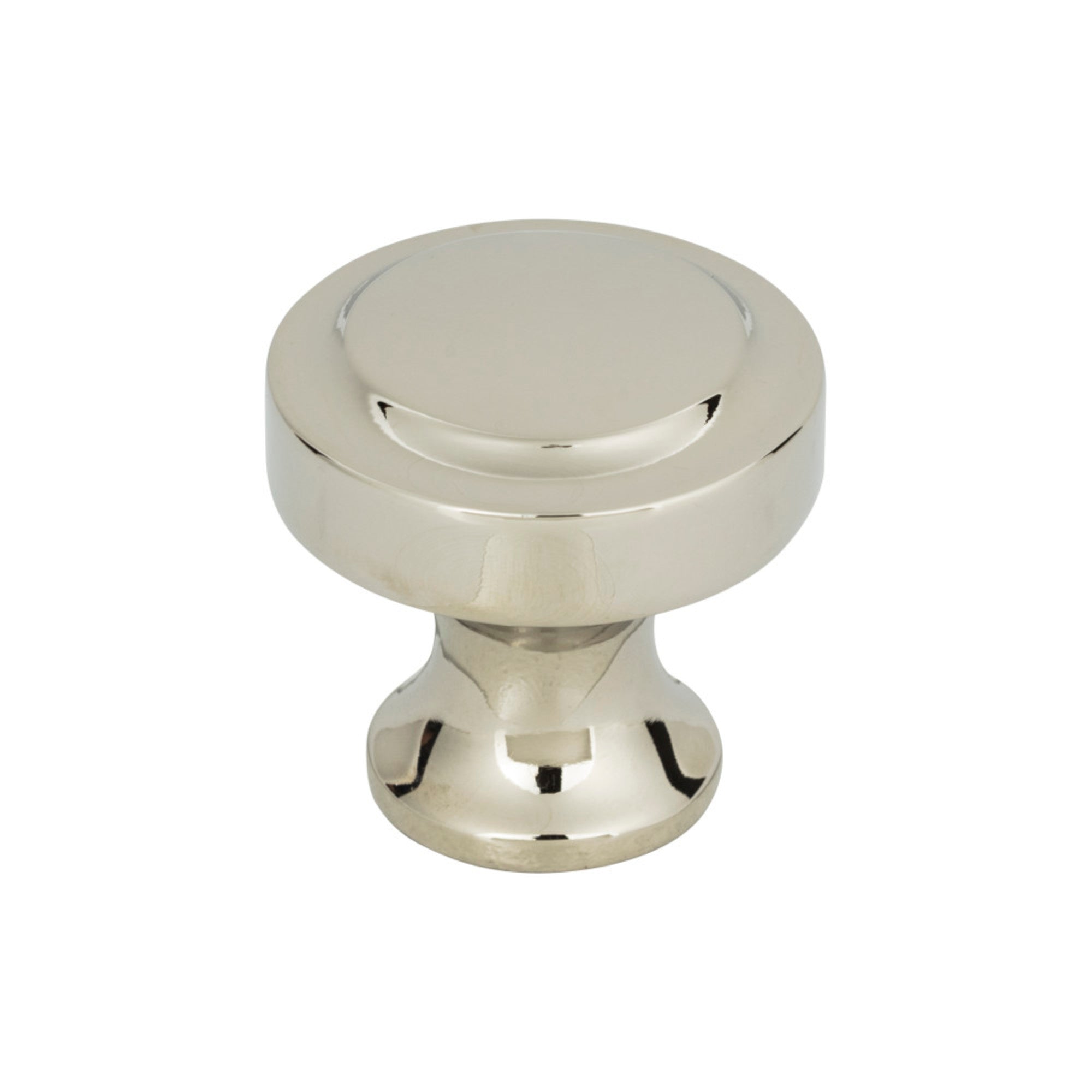Bradbury Round Knob - Polished Nickel