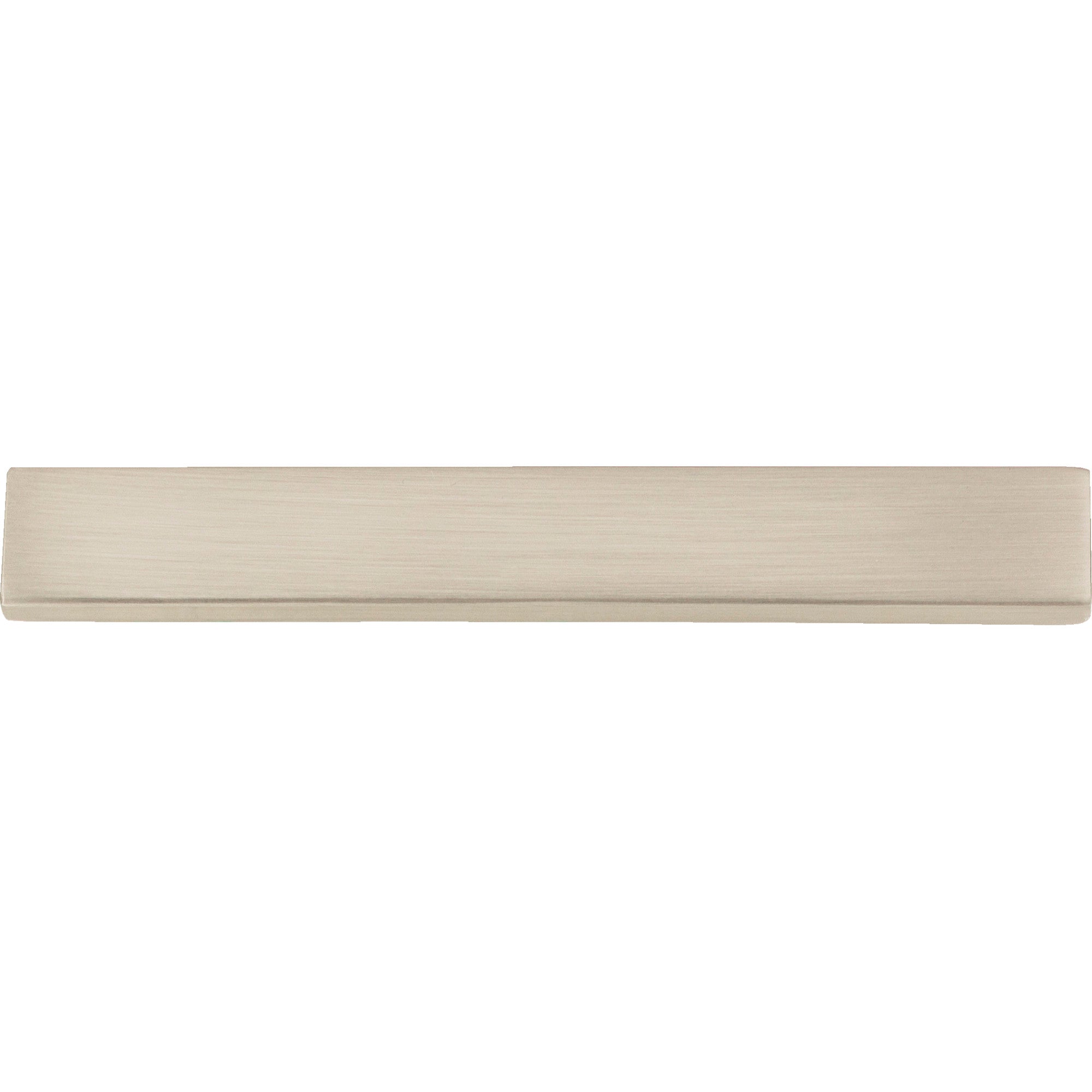 Minetta 3 3/4" Center to Center Finger Pull - Brushed Satin Nickel