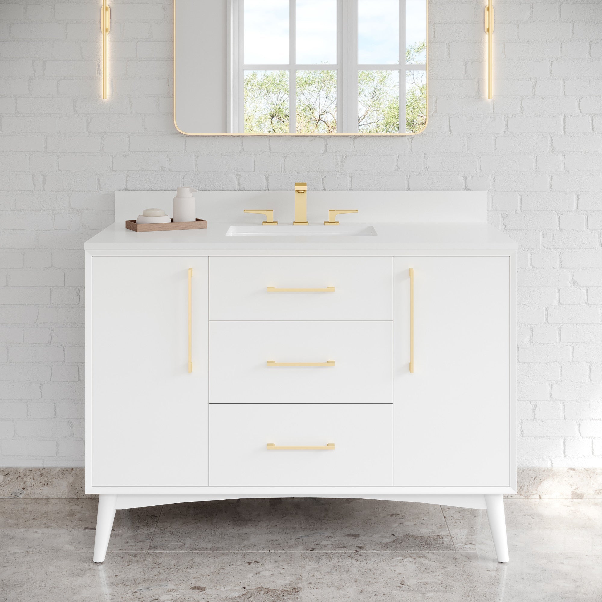 48" Dashwood Vanity – White