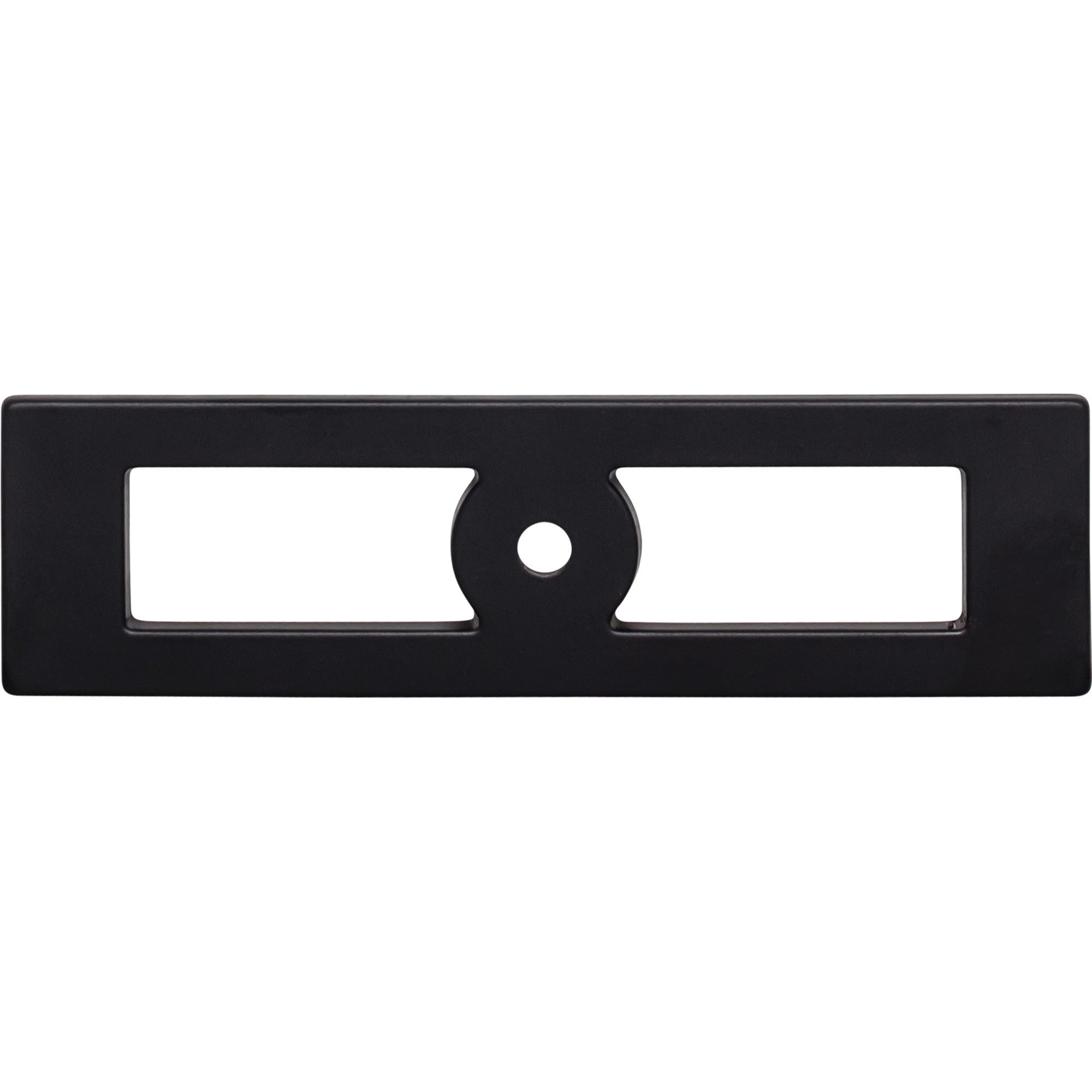 Hollin 4 9/32" Length Rectangle Knob - Flat Black