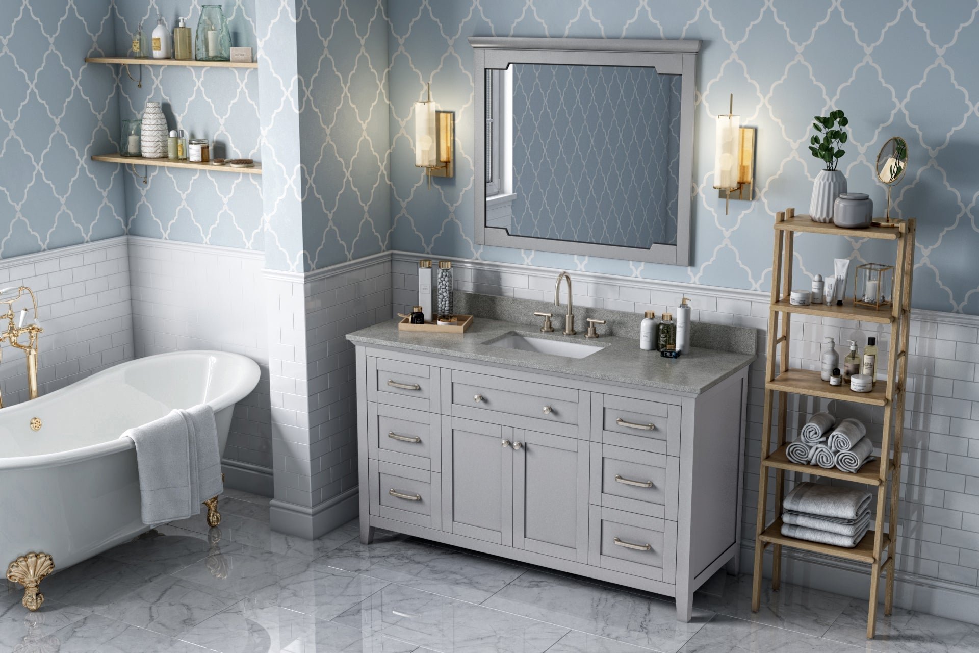 60" Chatham Vanity – Grey