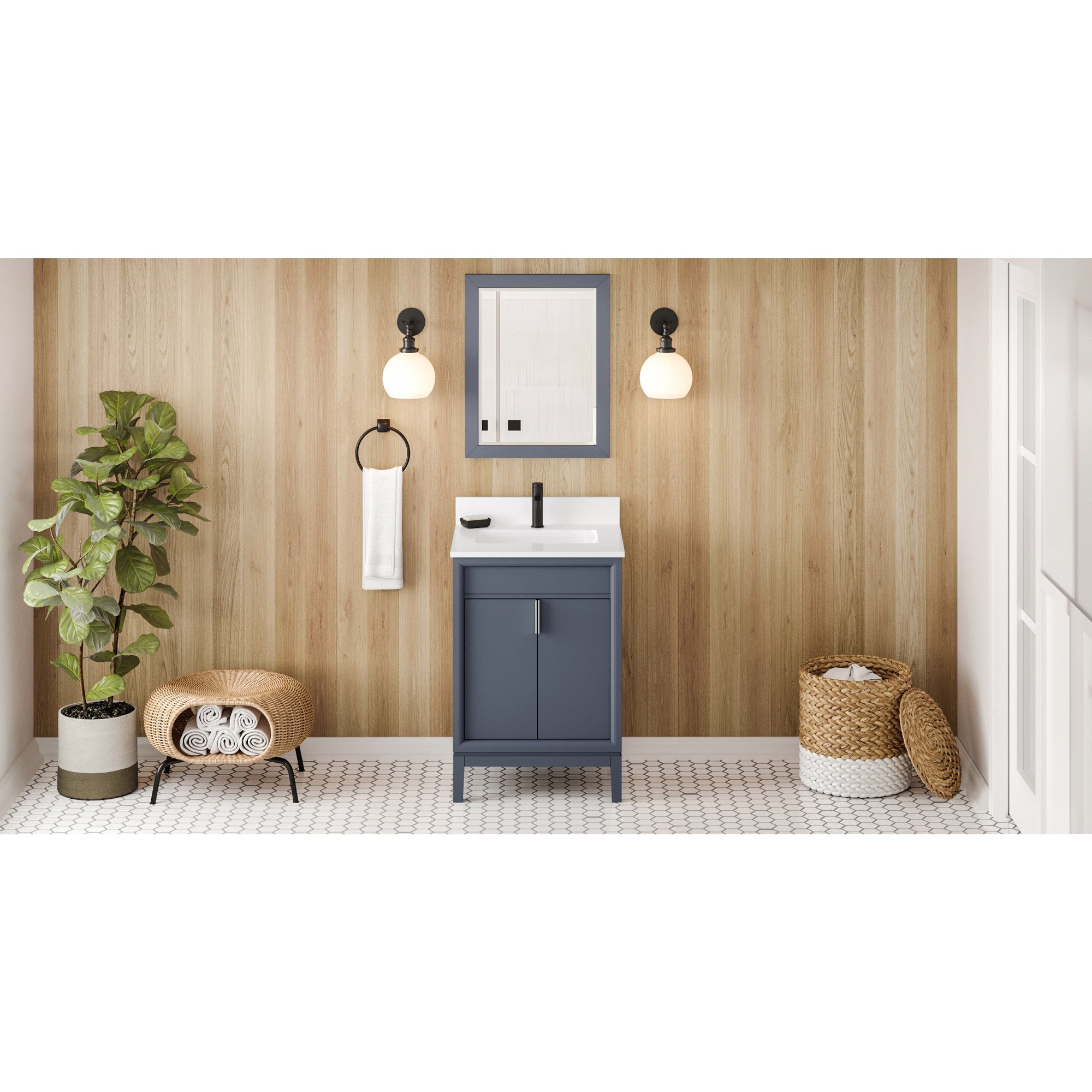 24" Theodora Vanity – Blue Steel
