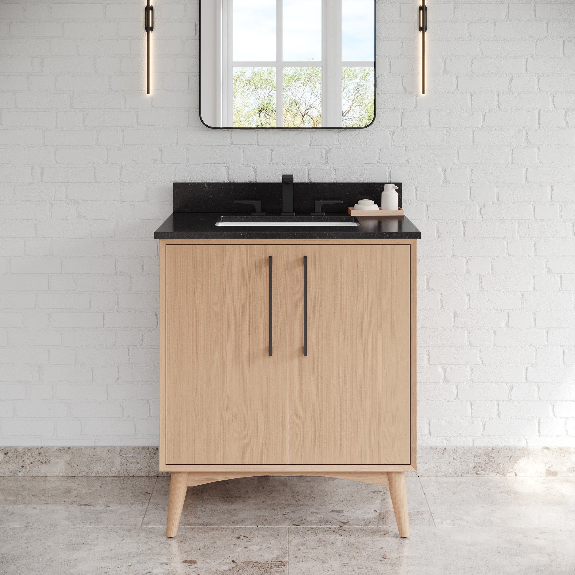 30" Dashwood Vanity – Natural Oak
