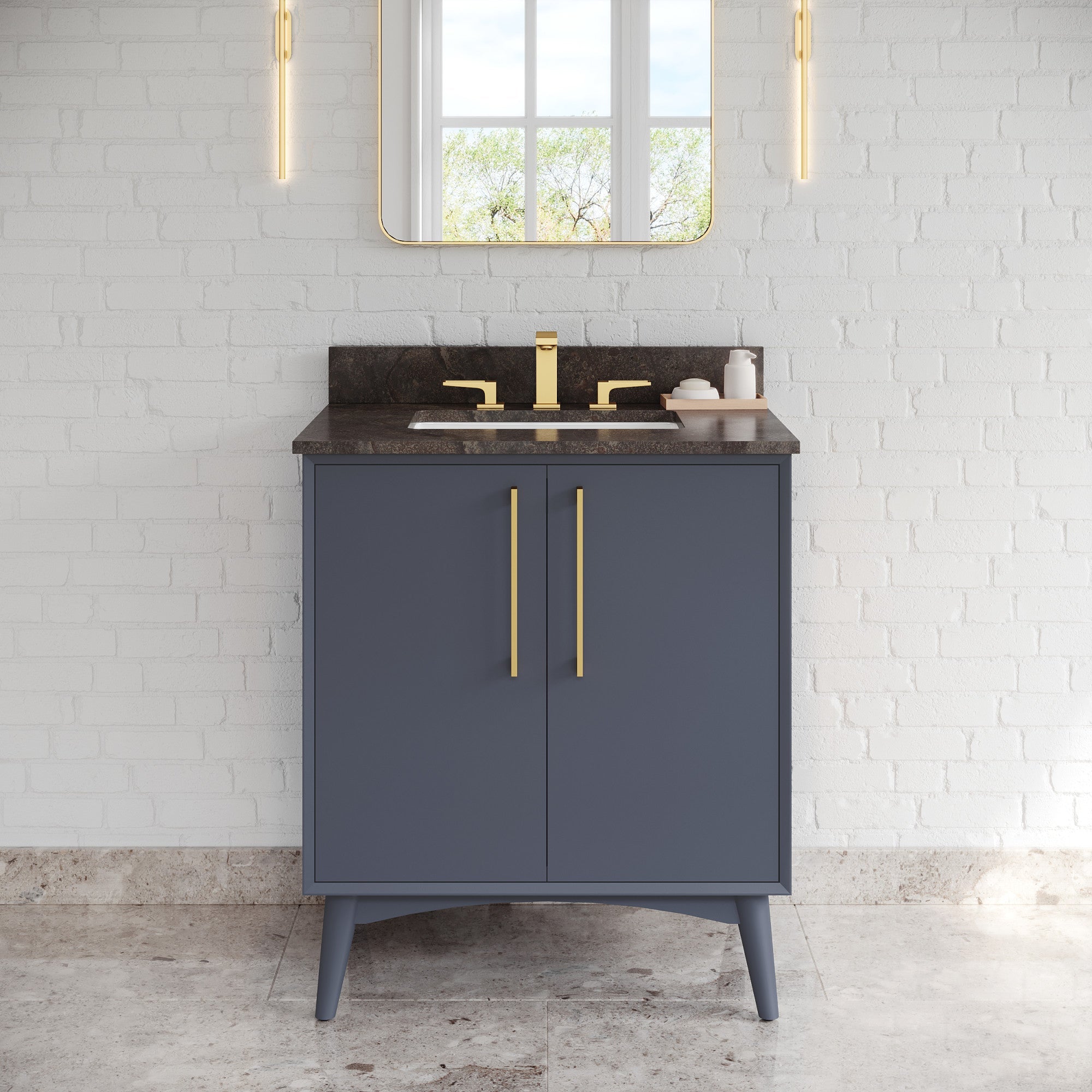 30" Dashwood Vanity – Blue Steel
