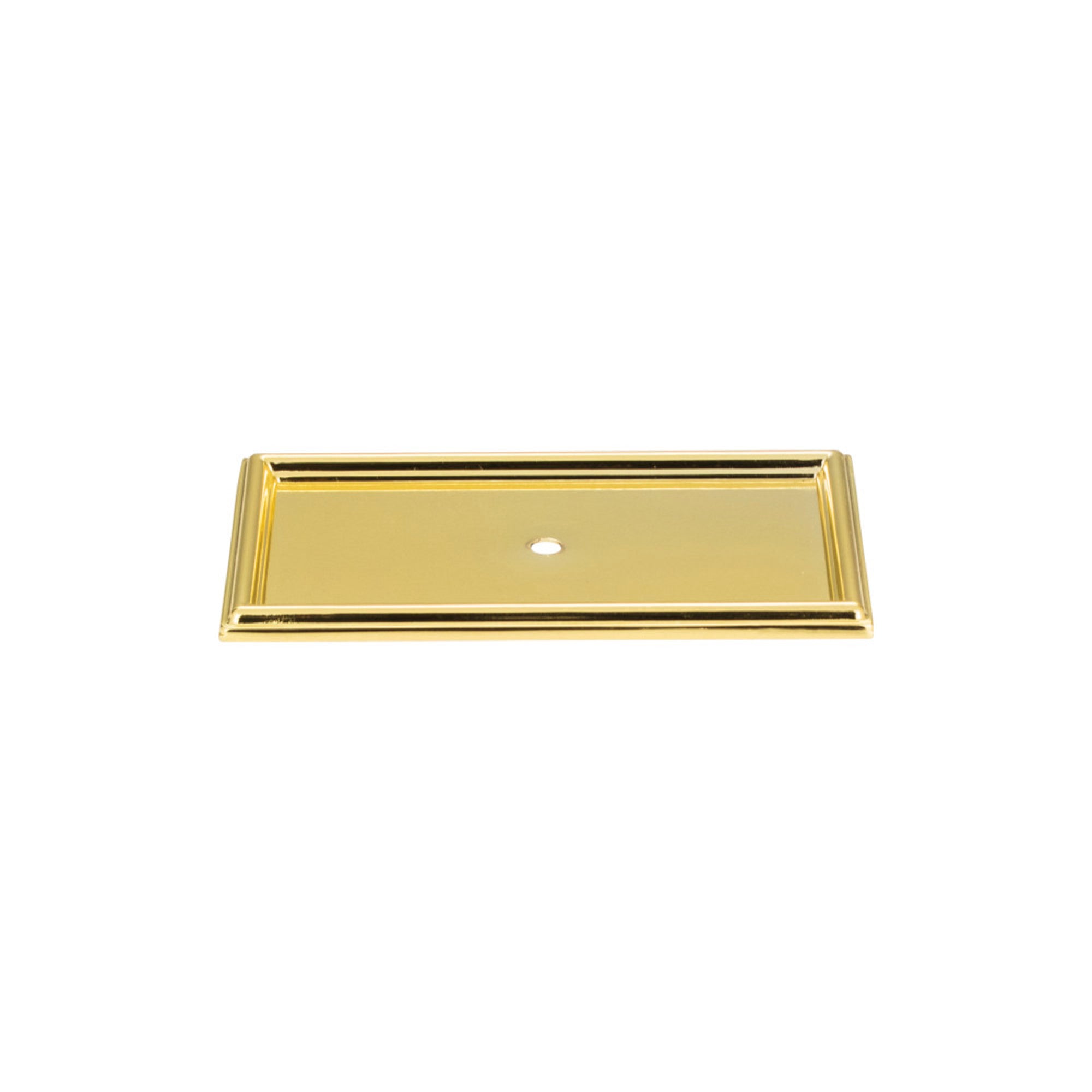 Campaign Rope Knob Backplate - Polished Brass