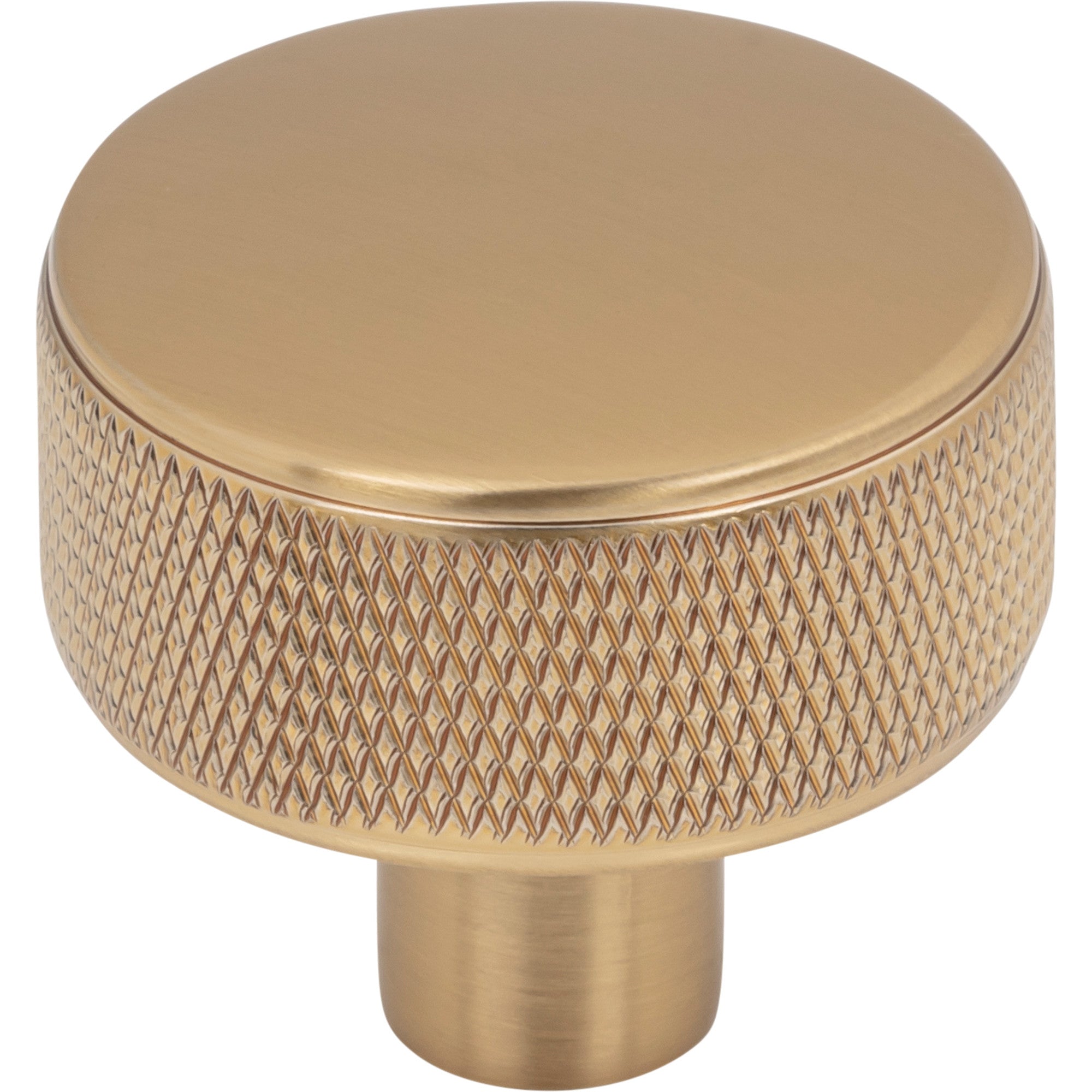 Burnham 1 1/4" Length Round Knob - Honey Bronze