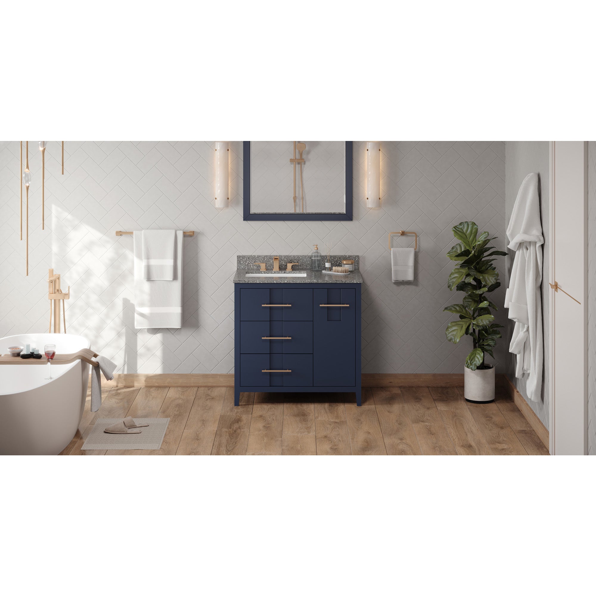 36" Katara Vanity – Left Offset