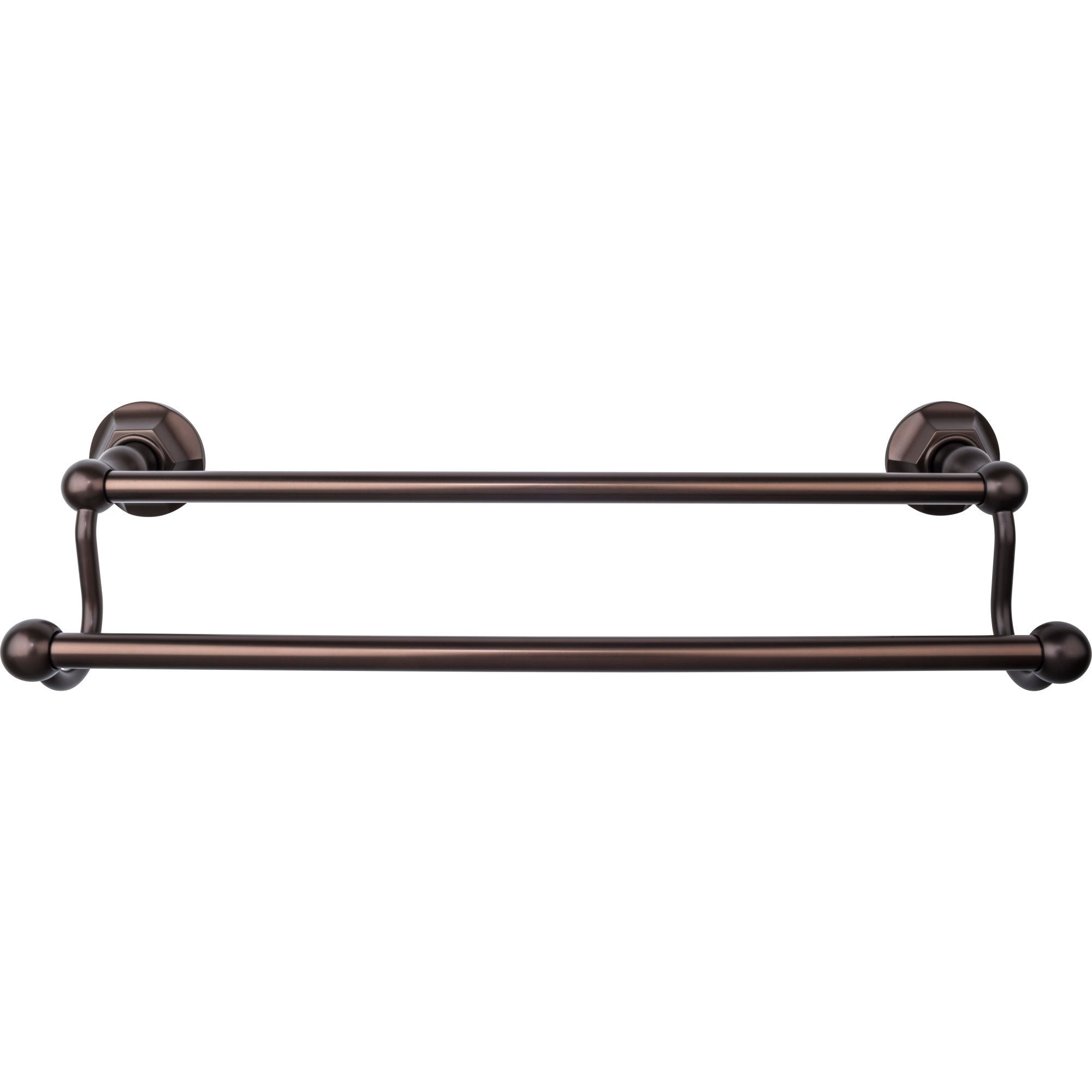 TOP BATH (R) Edwardian Bath Double 20 1/2" Wall Mounted  Towel Bar - Oil Rubbed Bronze