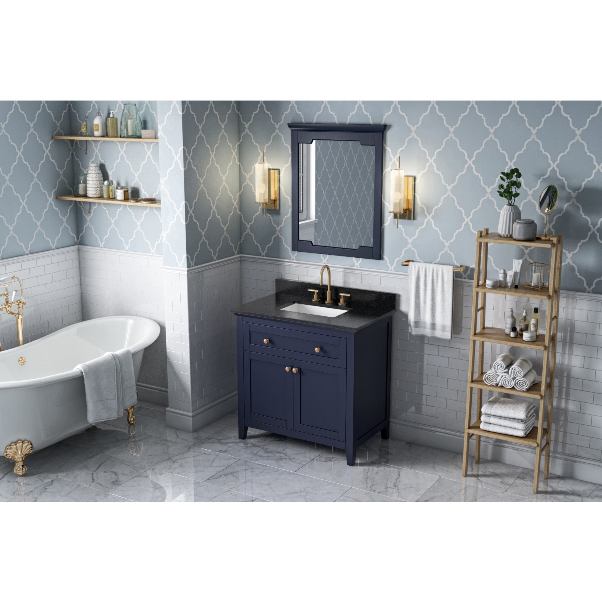 36" Chatham Vanity – Hale Blue