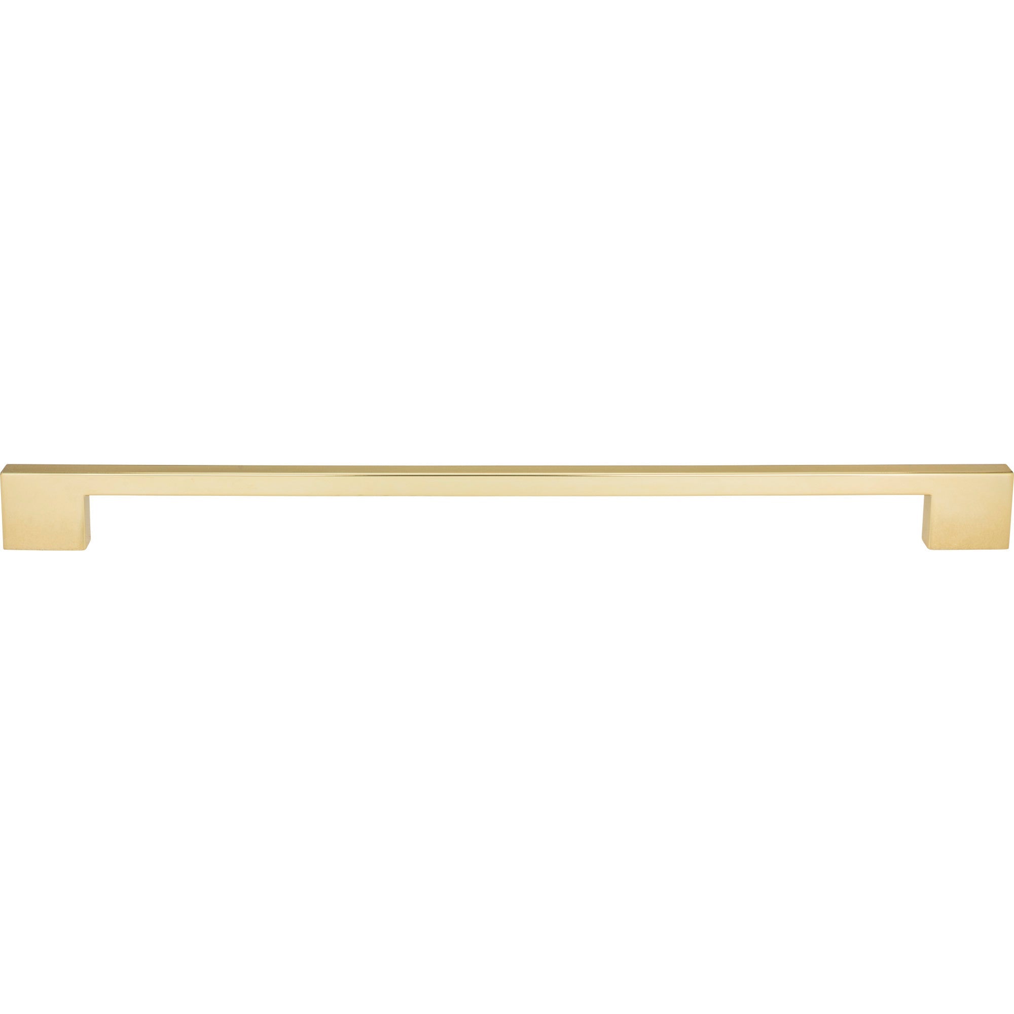 Thin Square Appliance Pull - French Gold