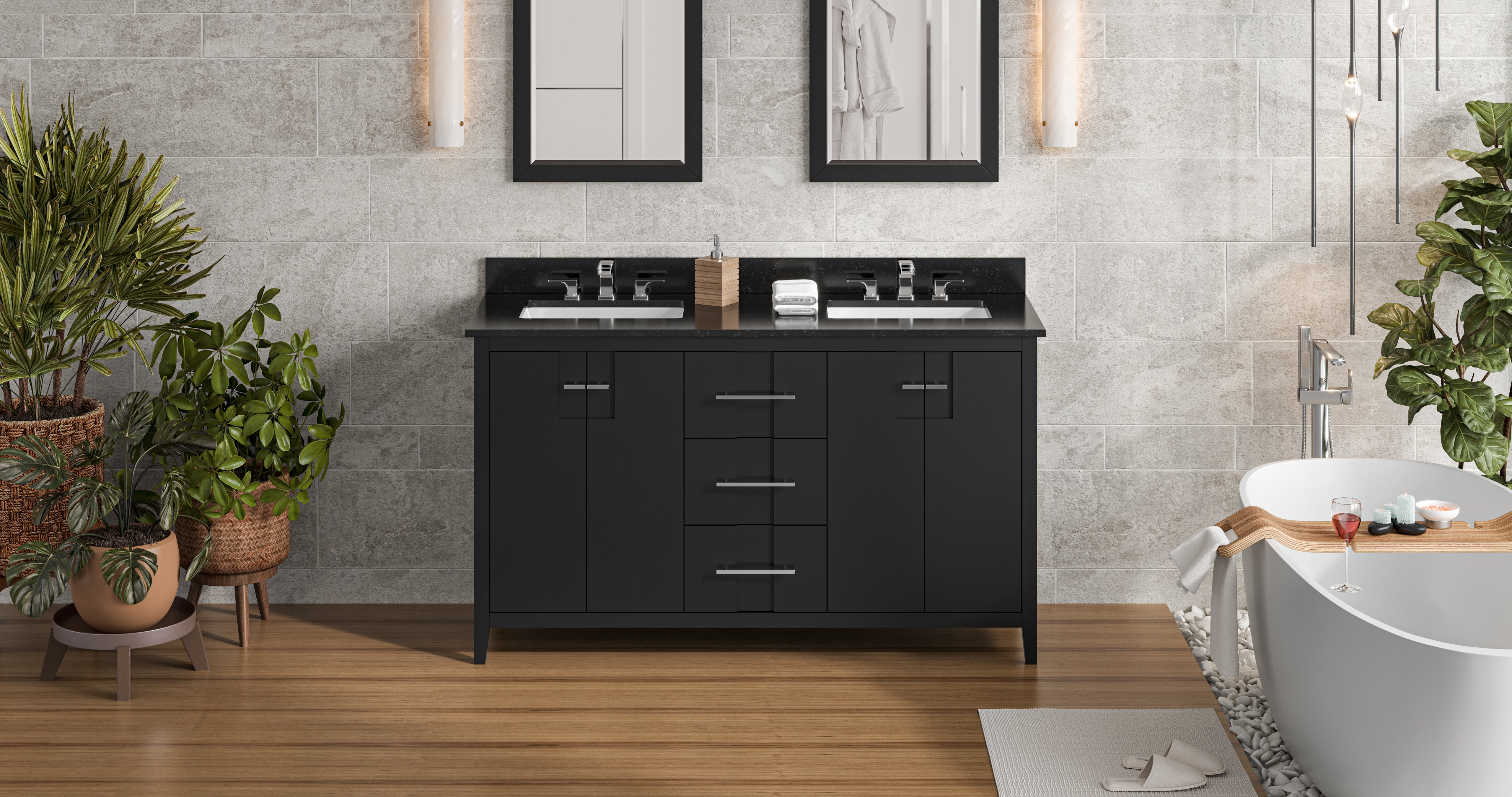 60" Katara Vanity – Double Bowl