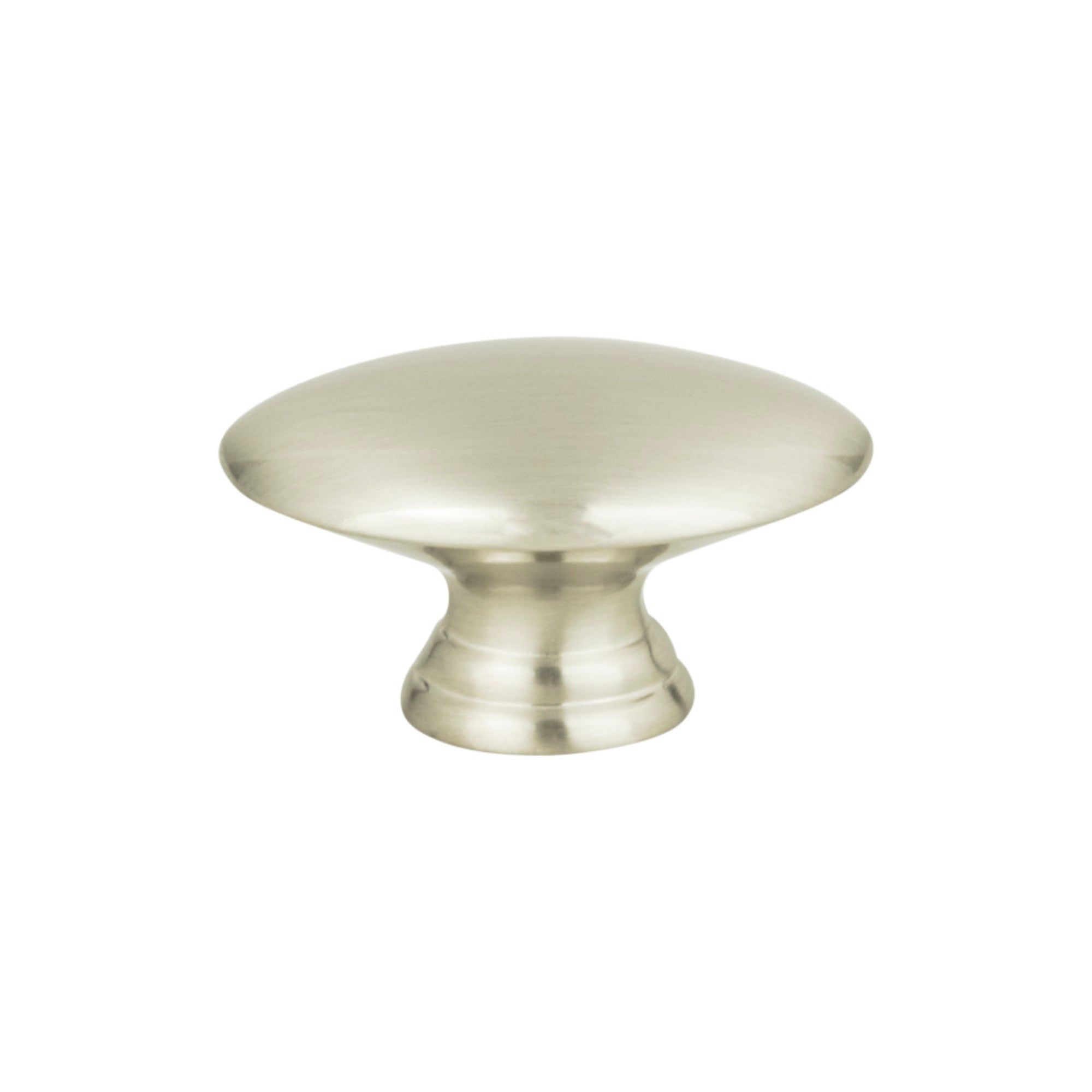 Egg Oval Knob - Brushed Nickel