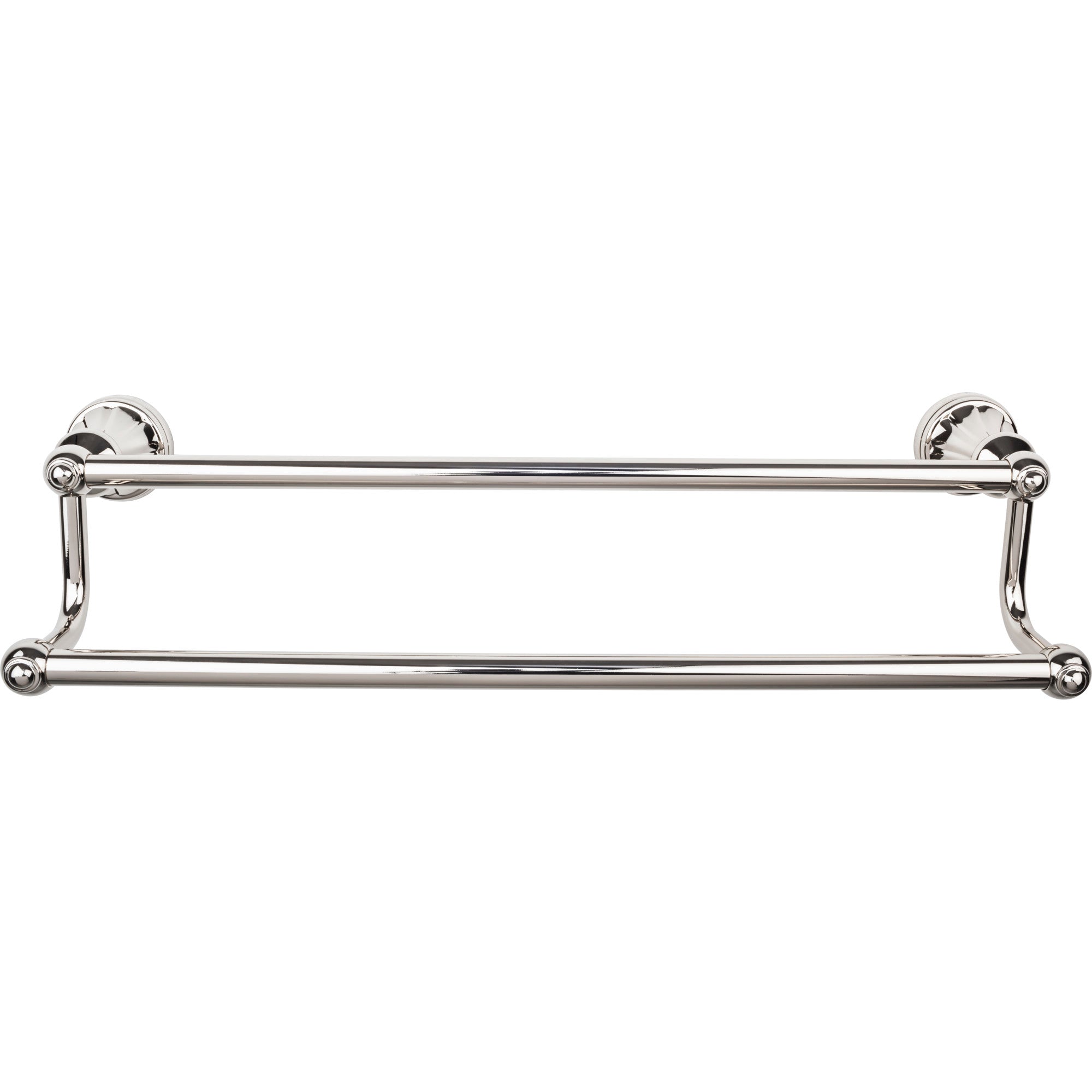 TOP BATH (R) Hudson Bath Double 20 1/4" Wall Mounted  Towel Bar - Polished Nickel