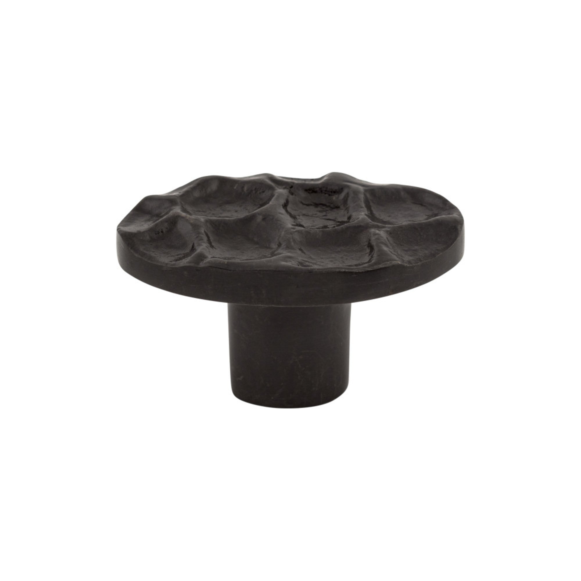 Cobblestone Oval Knob - Coal Black