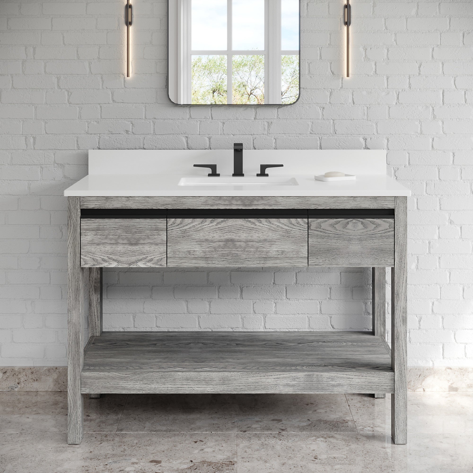 48" Jubilee Vanity – Weathered Grey