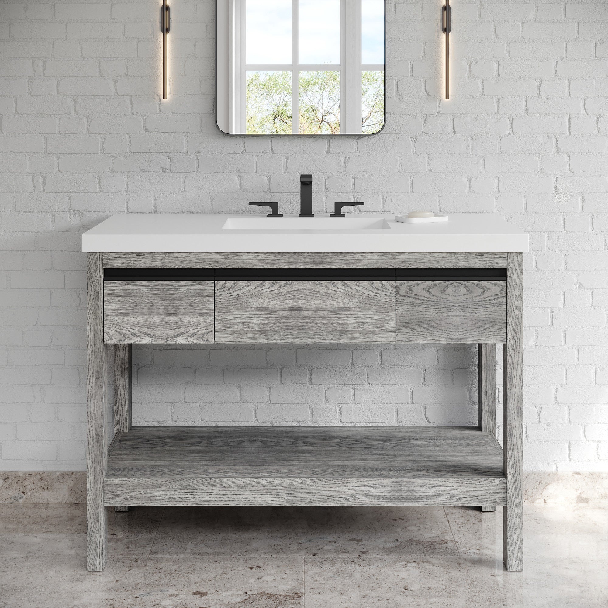 48" Jubilee Vanity – Weathered Grey