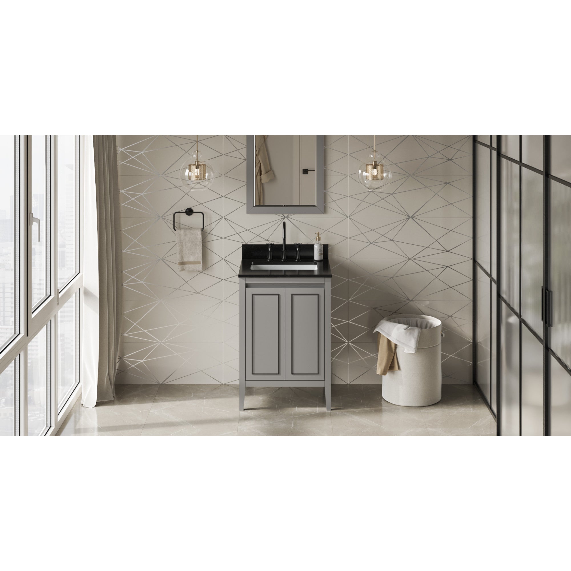 24" Percival Vanity – Grey