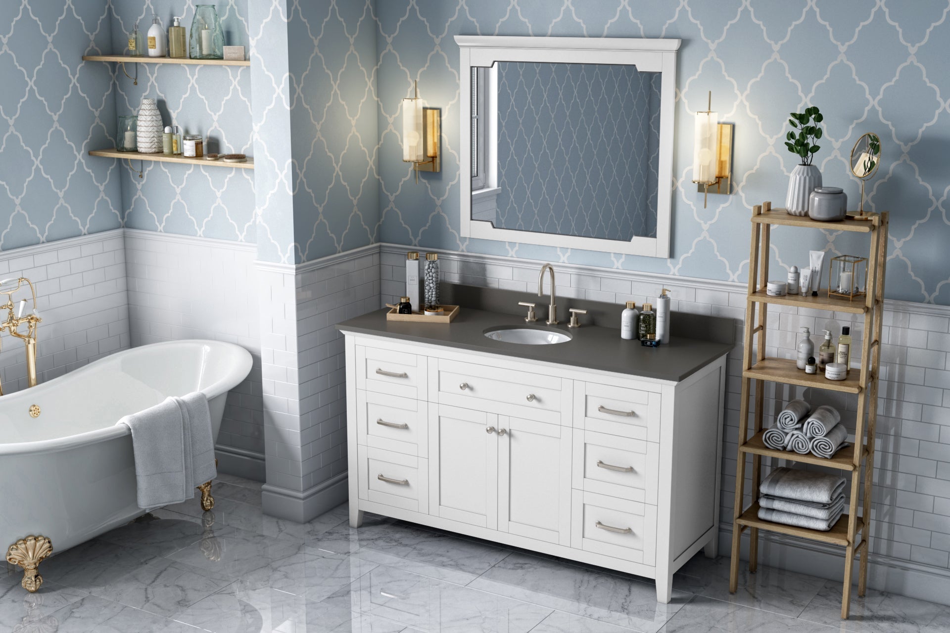 60" Chatham Vanity – White