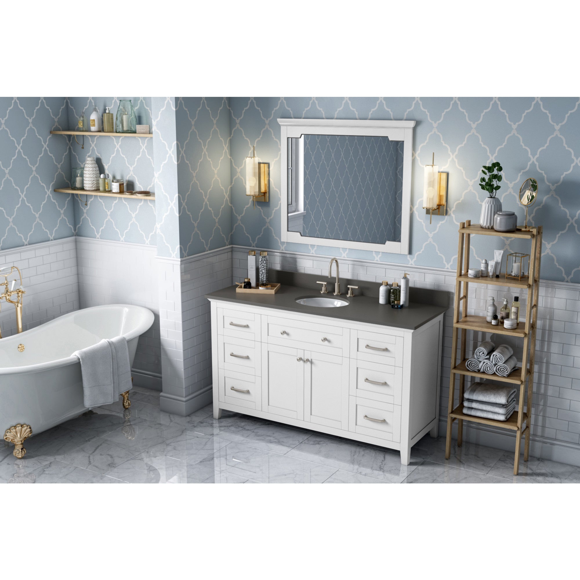 60" Chatham Vanity – White