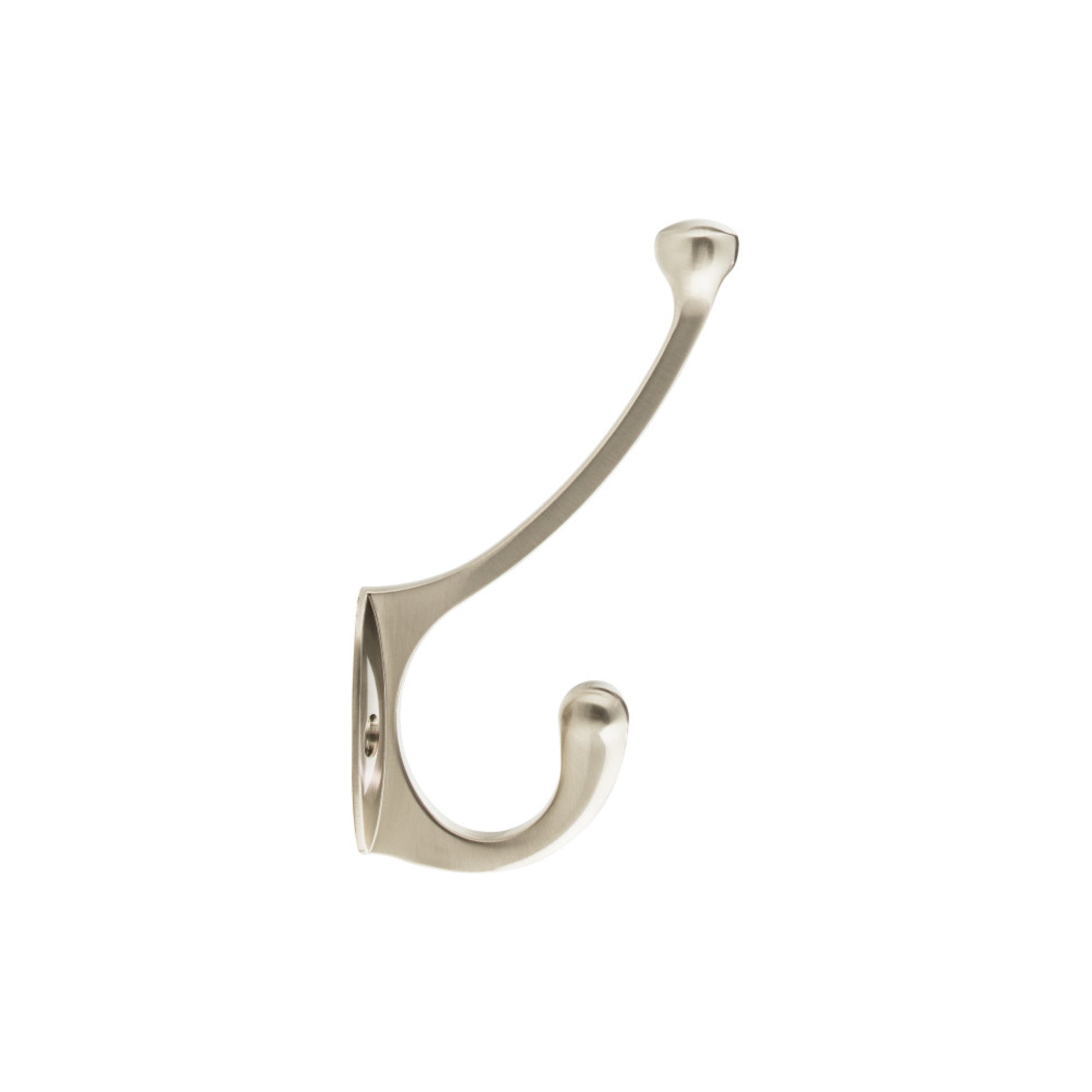Bergen 5 9/16" Wall Hooks - Brushed Satin Nickel