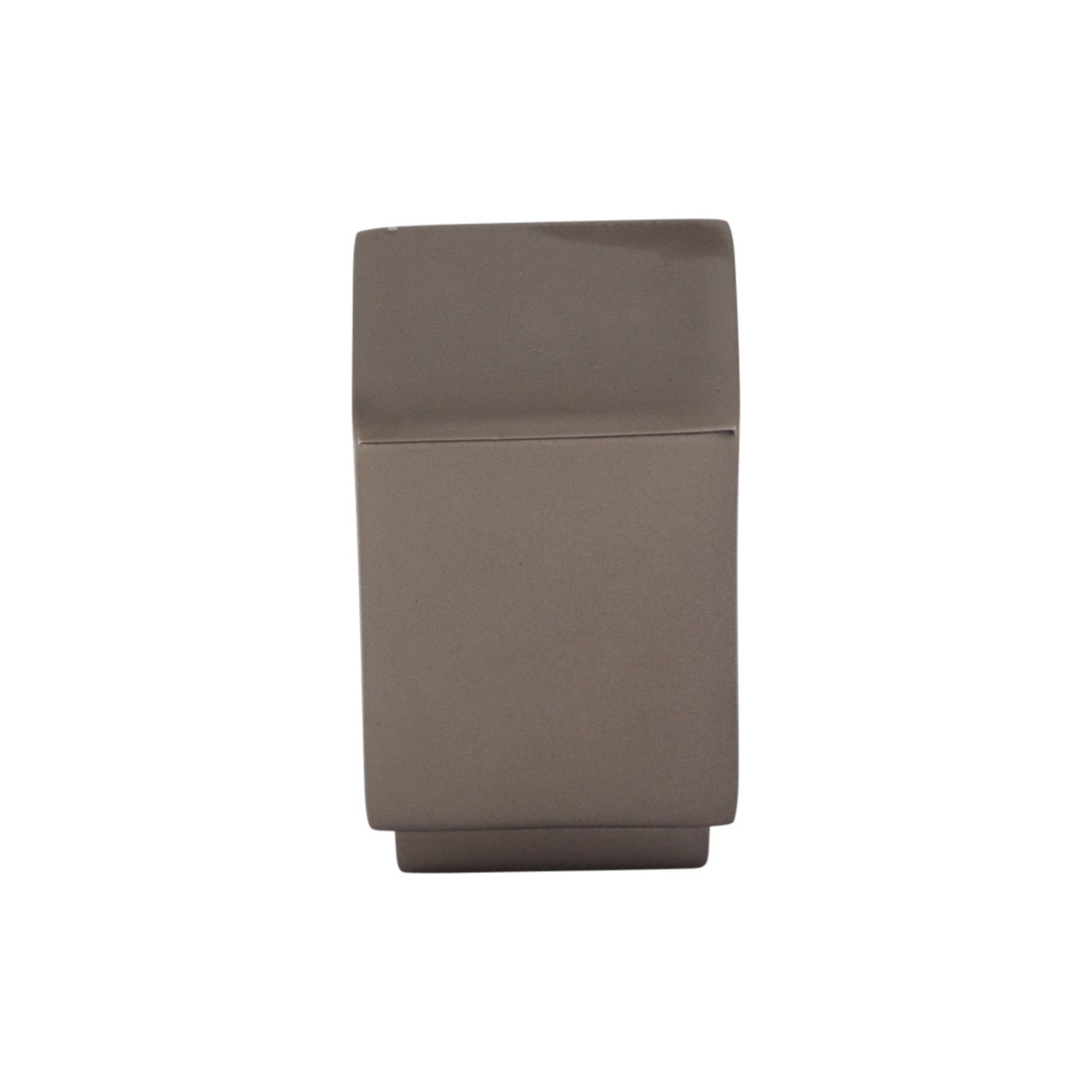 Linear 3/4" Length Square Knob - Ash Gray