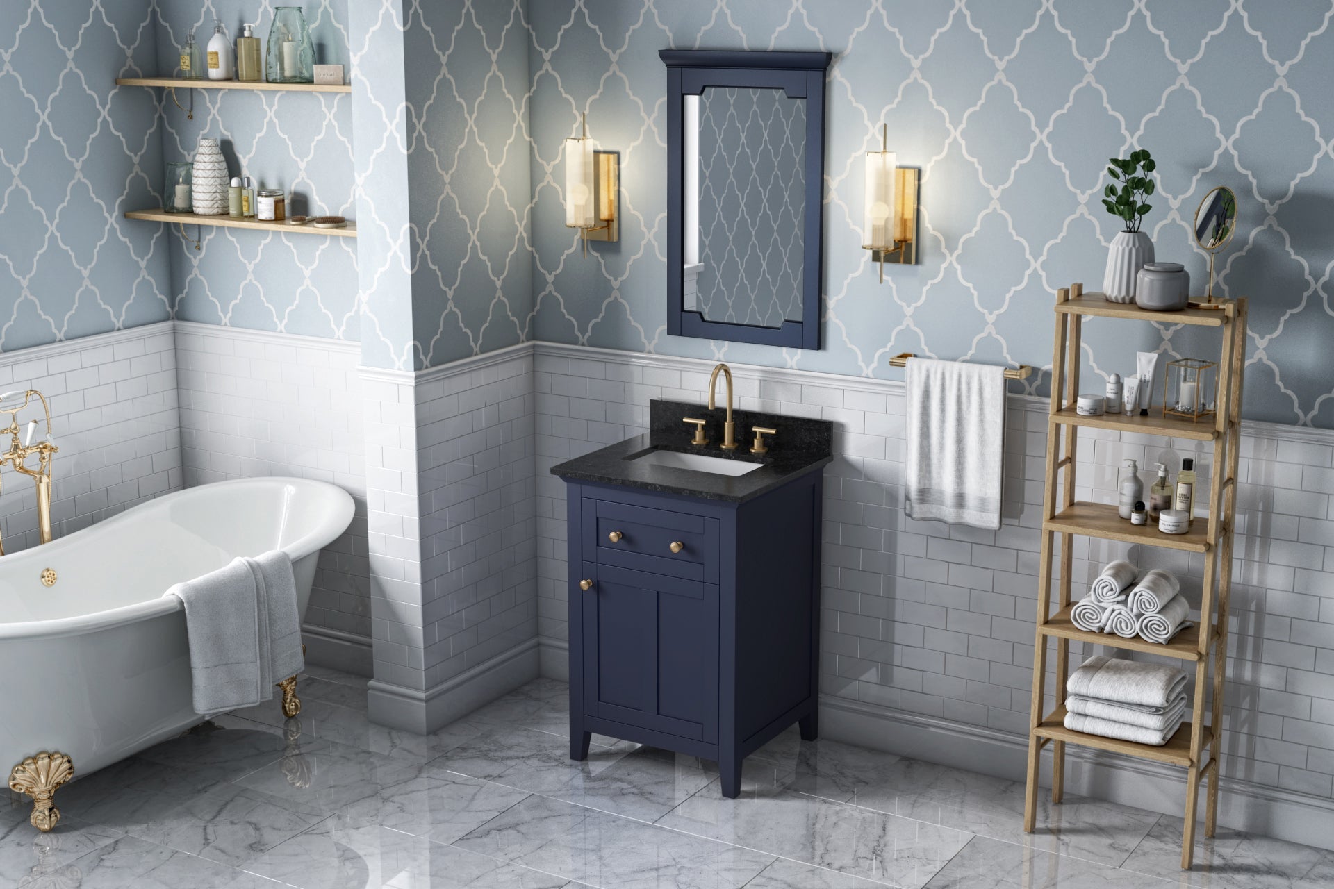 24" Chatham Vanity – Hale Blue