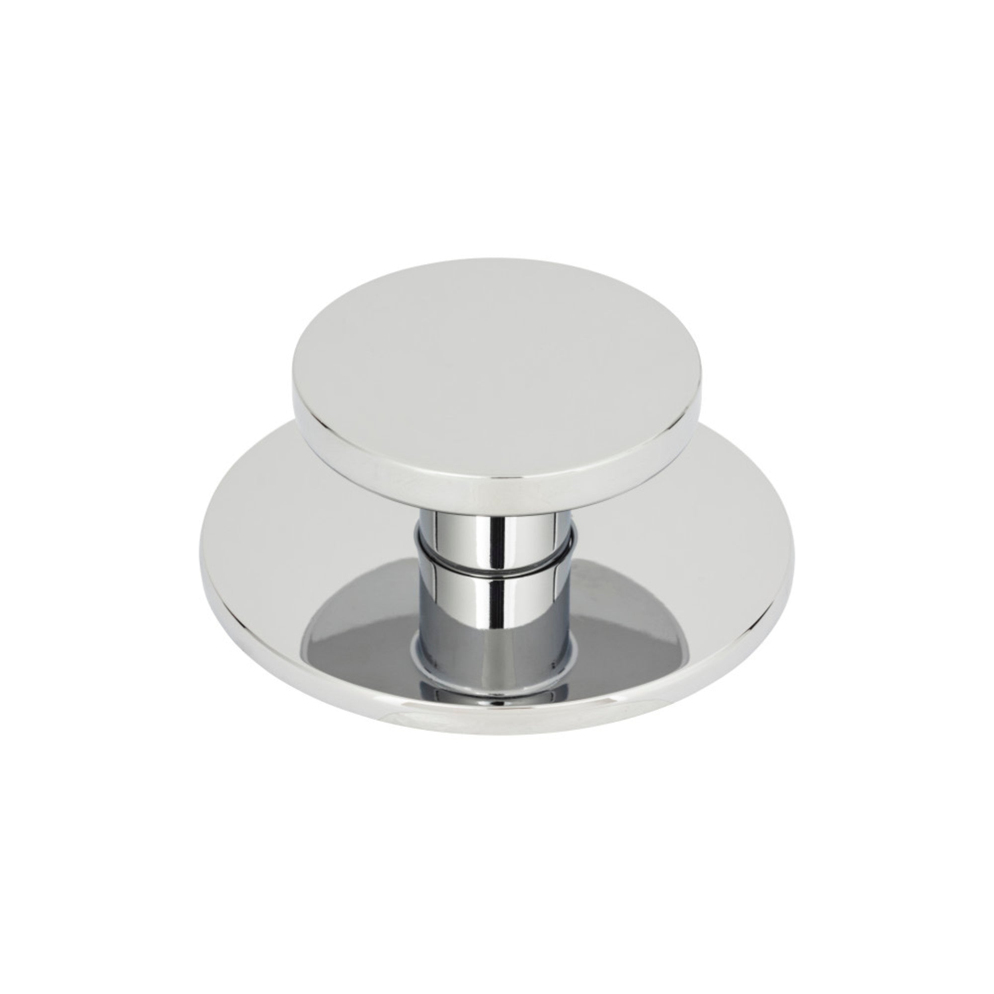 Dot Round Knob - Polished Chrome