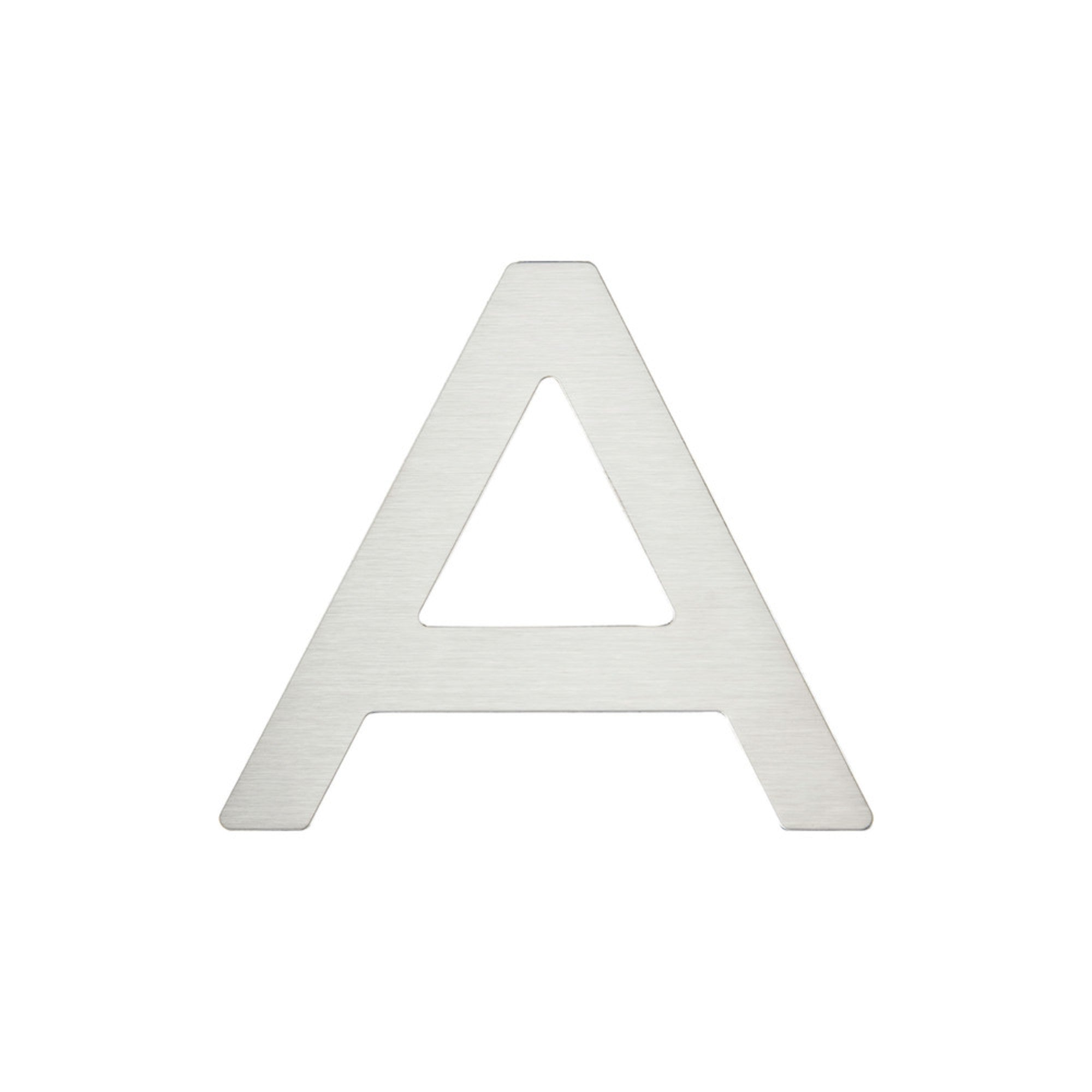 Paragon 4" H  House Letter - Stainless Steel