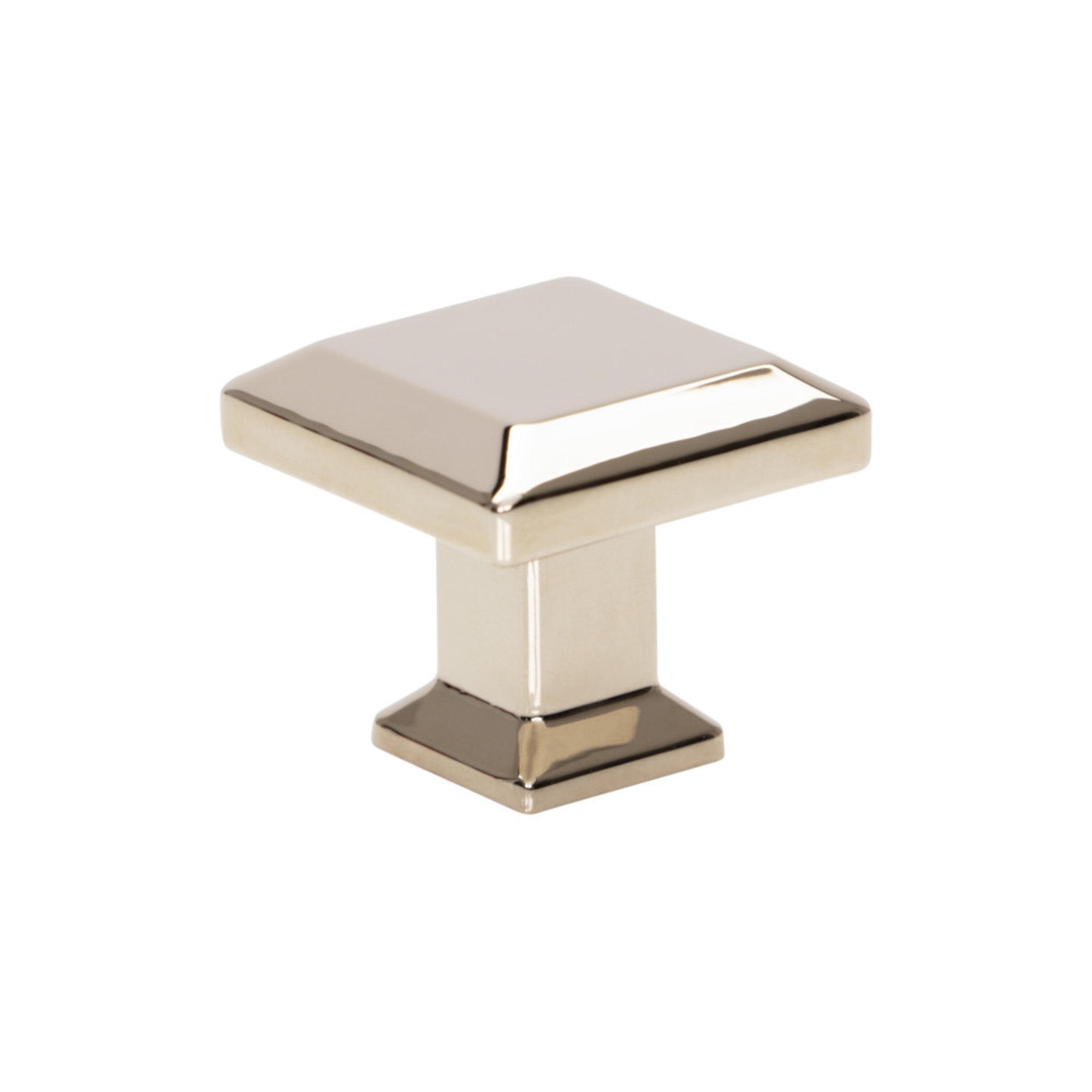 Sweetbriar Lane Square Knob - Polished Nickel