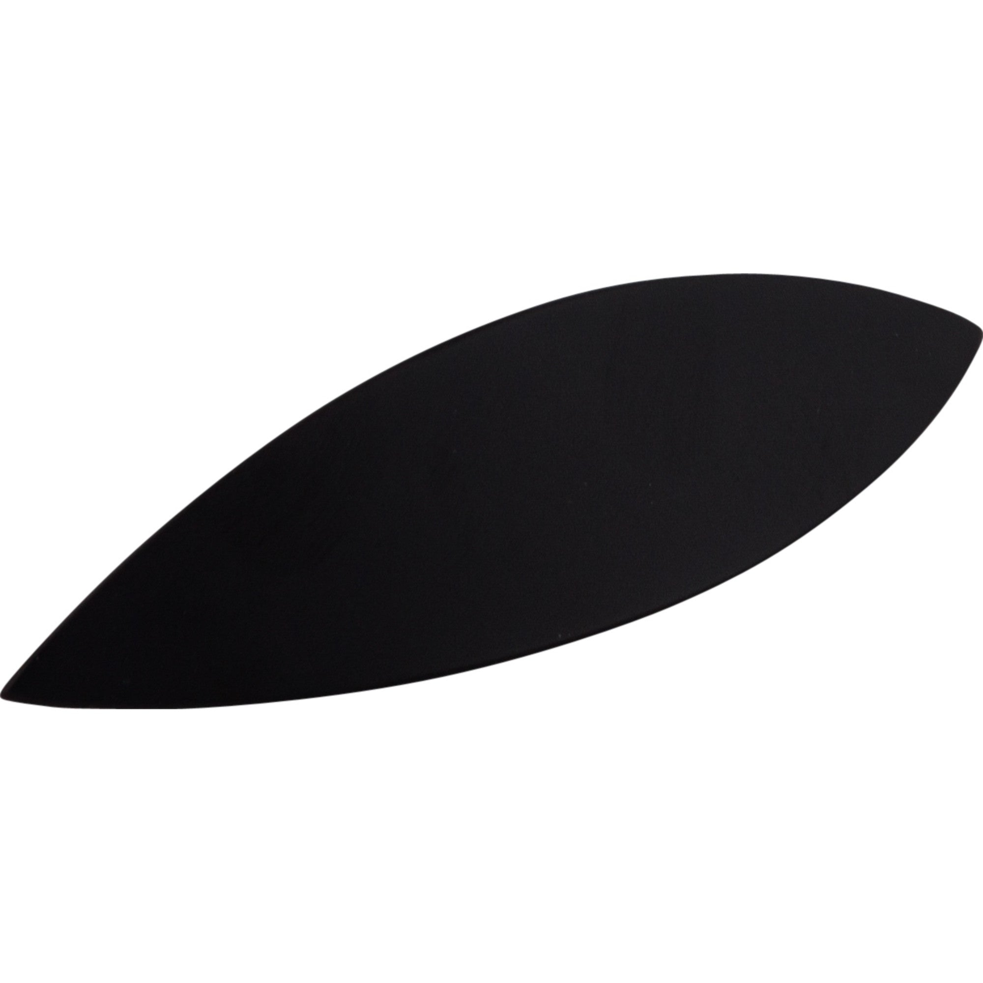 Eyebrow 2 1/2" Center to Center Cup/Bin Pull - Flat Black