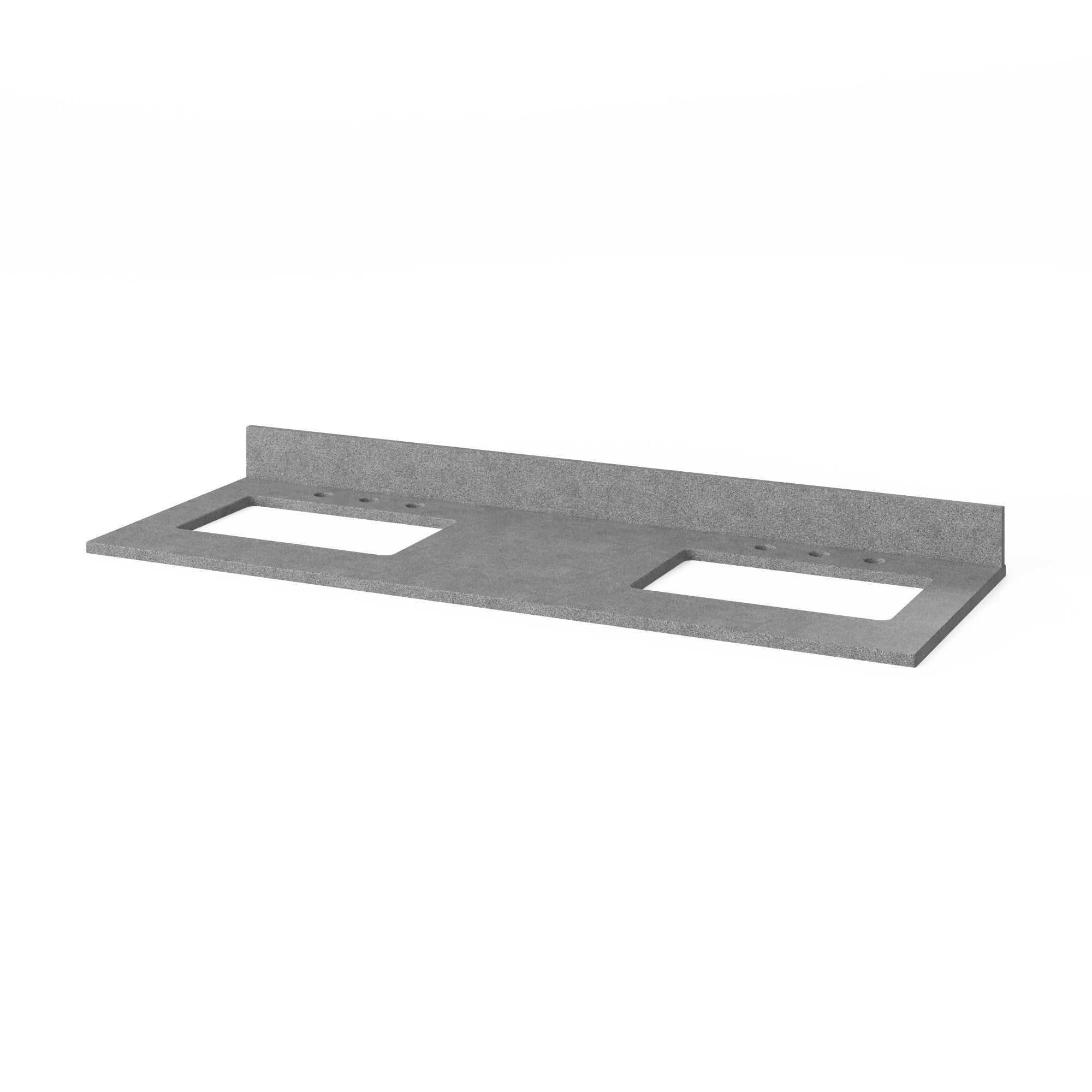 60" Theodora Vanity – Double Bowl – Grey