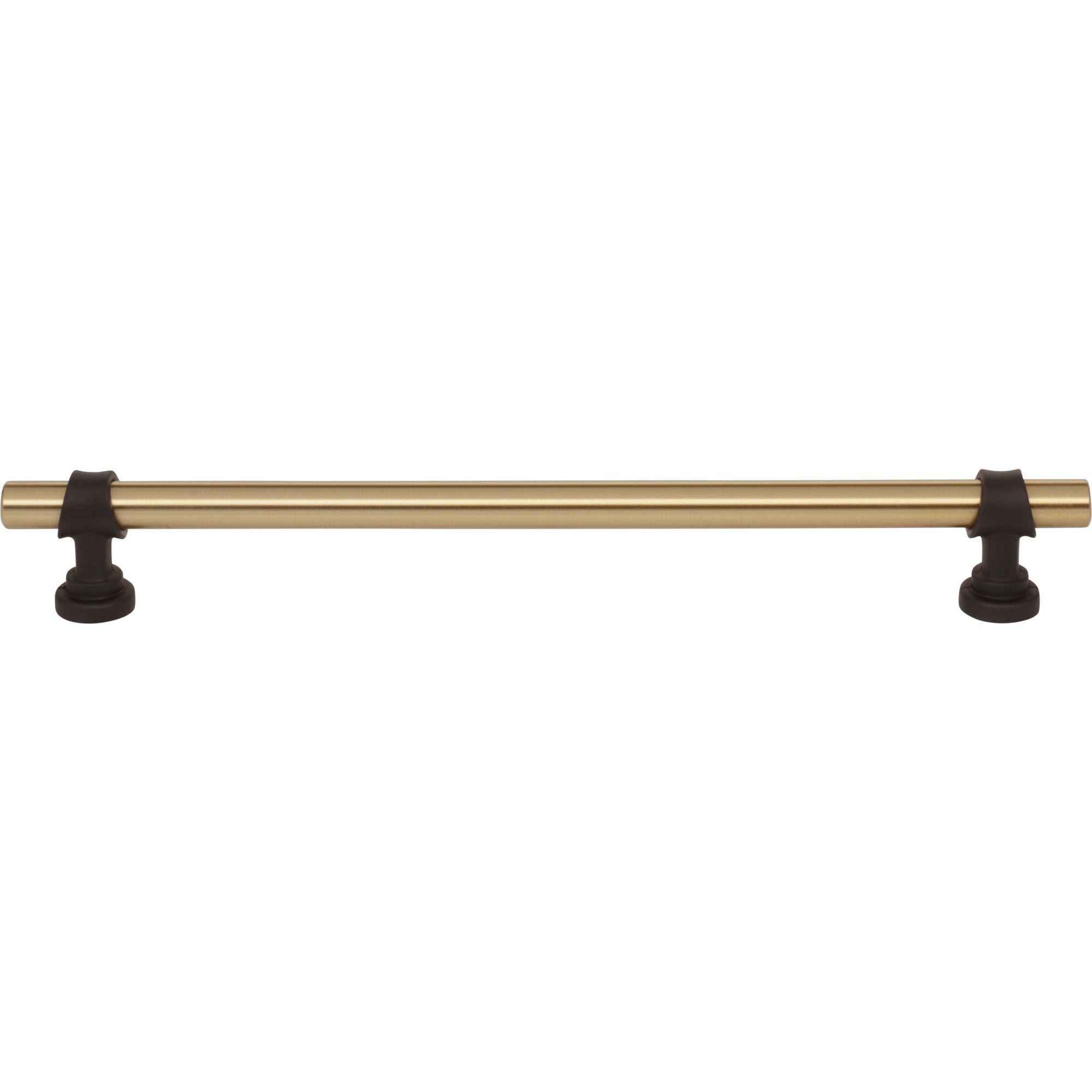 Bit Bar Pull - Honey Bronze and Flat Black