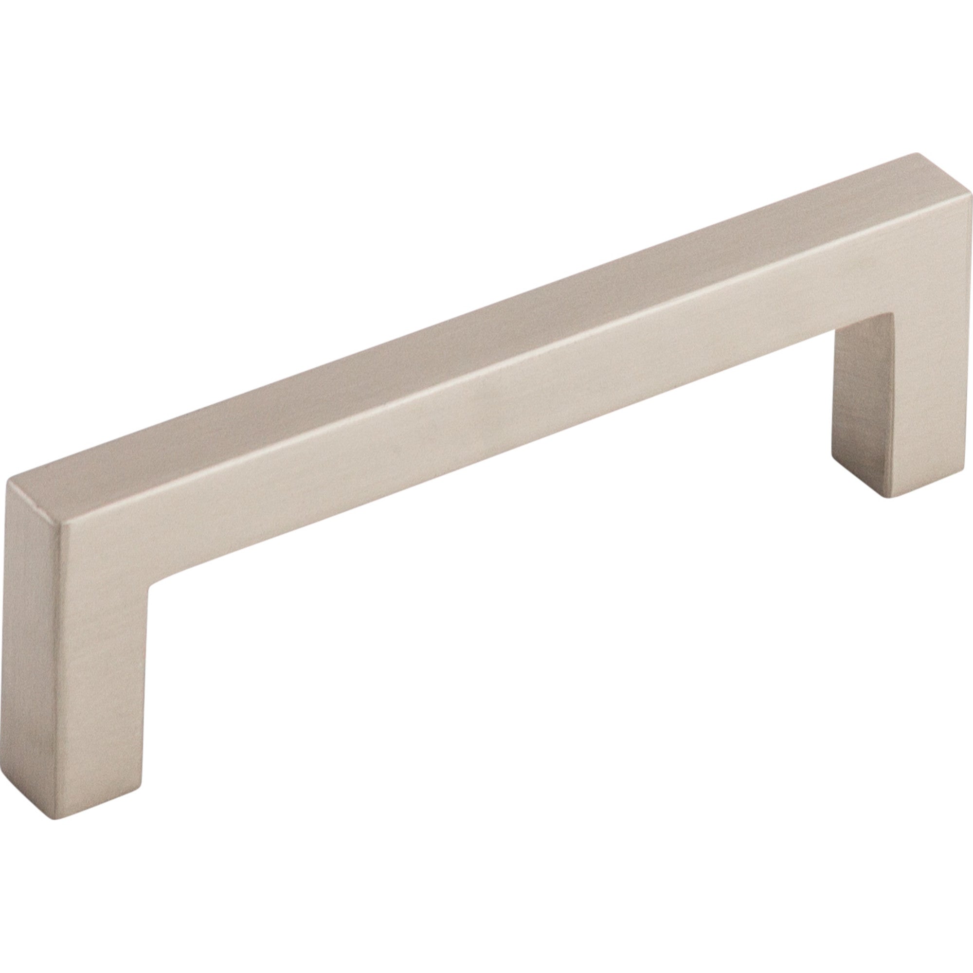 Square Bar 3 3/4" Center to Center Bar Pull - Brushed Satin Nickel