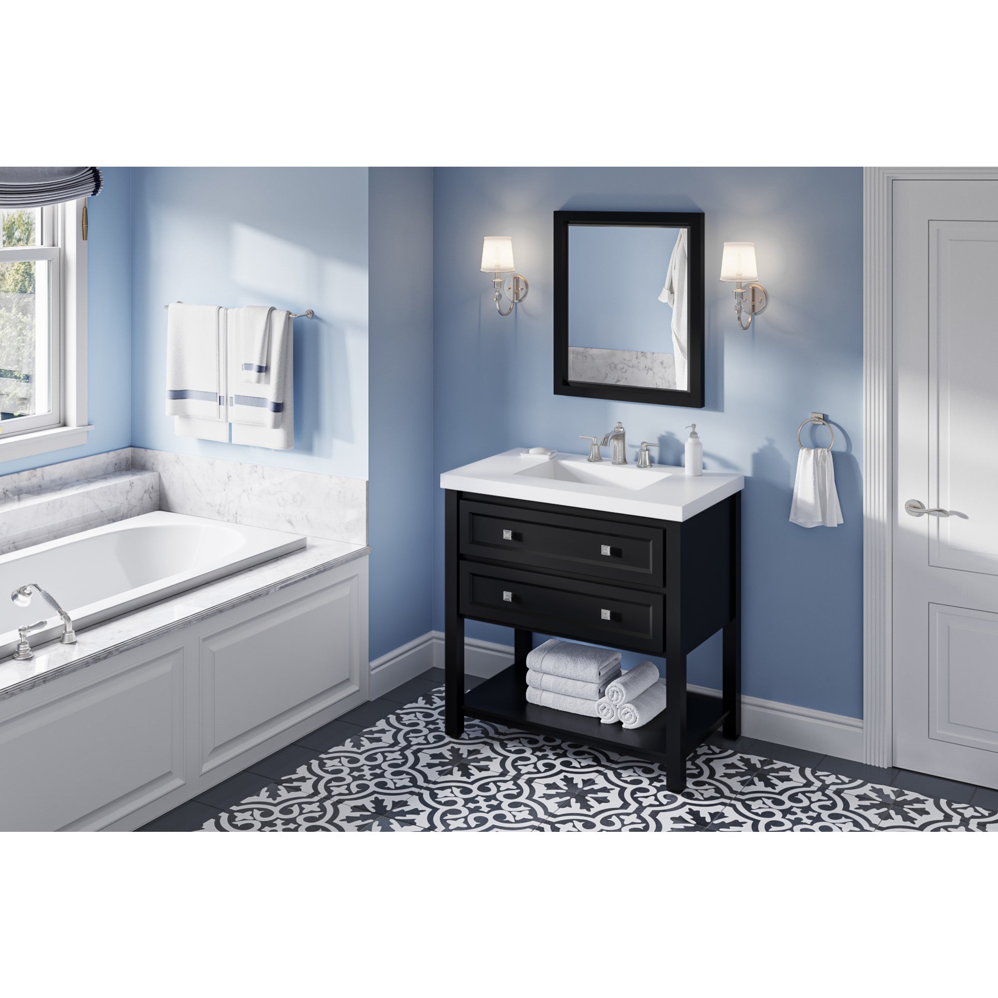 36" Adler Vanity – Black