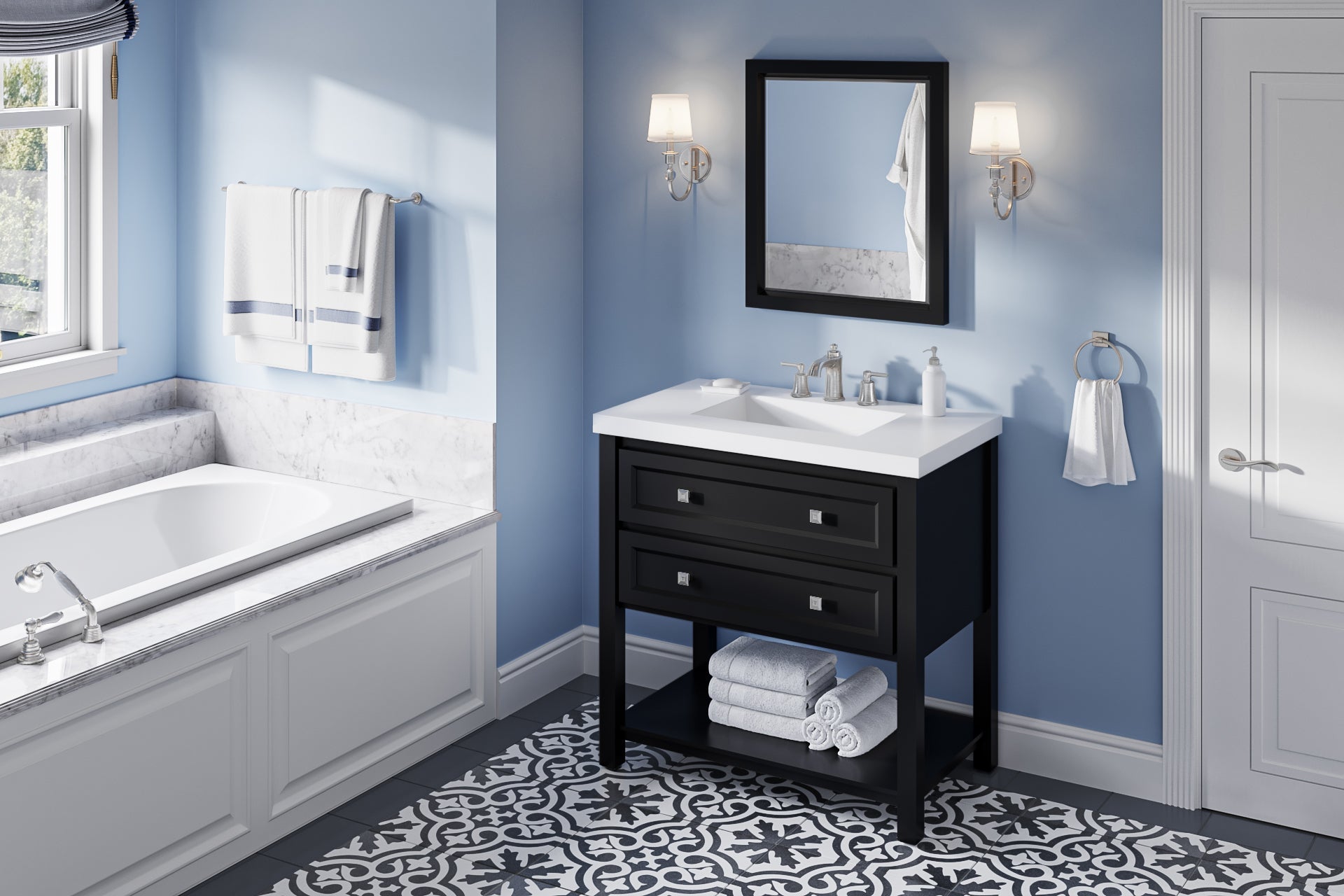 36" Adler Vanity – Black