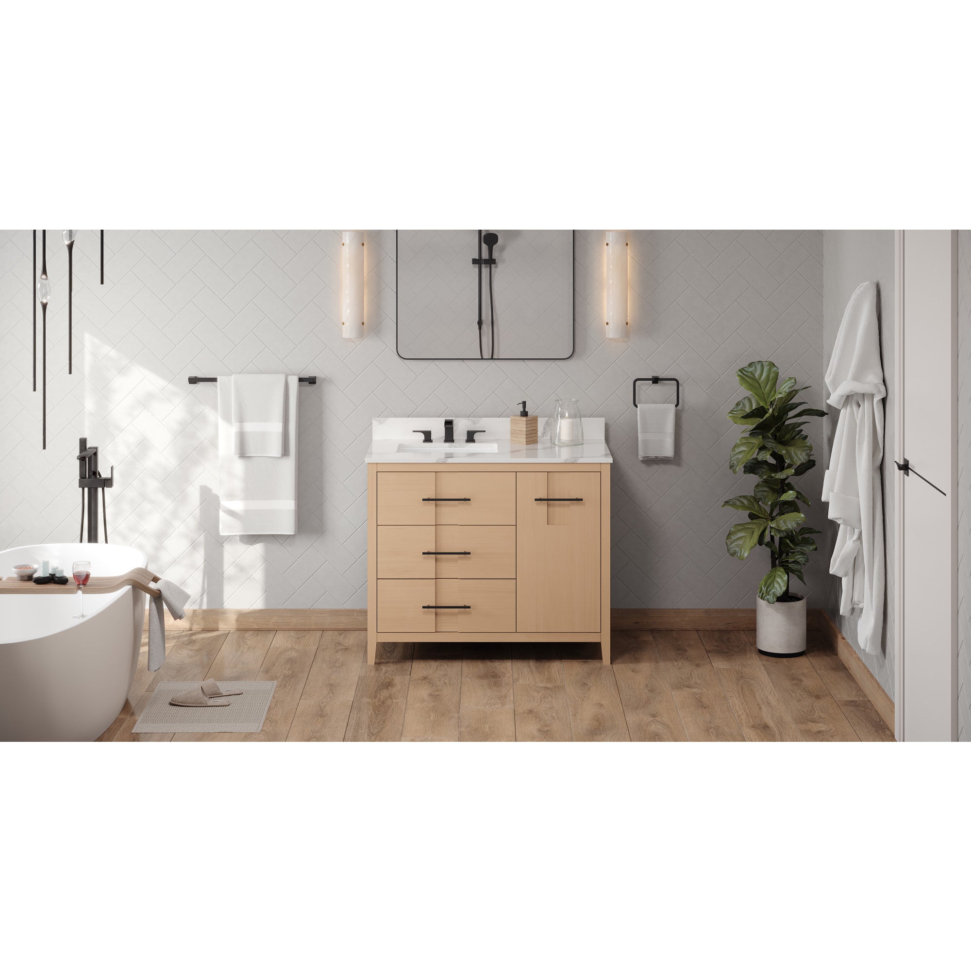 42" Katara Vanity – Left Offset