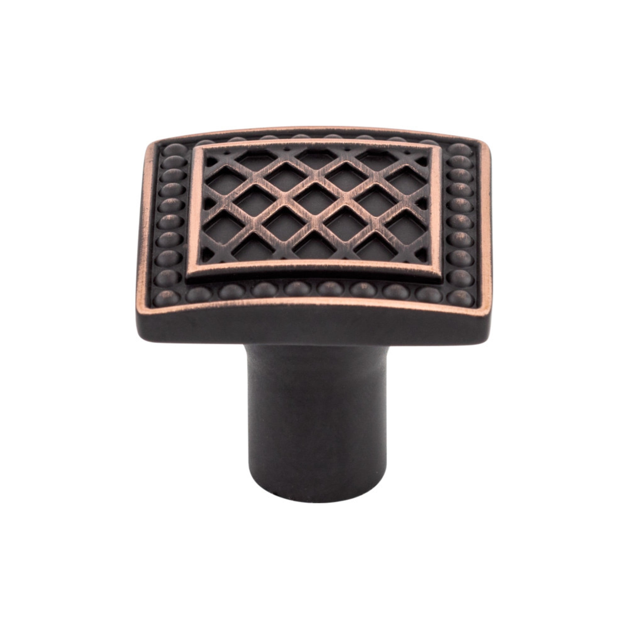 Trevi Square Knob - Tuscan Bronze