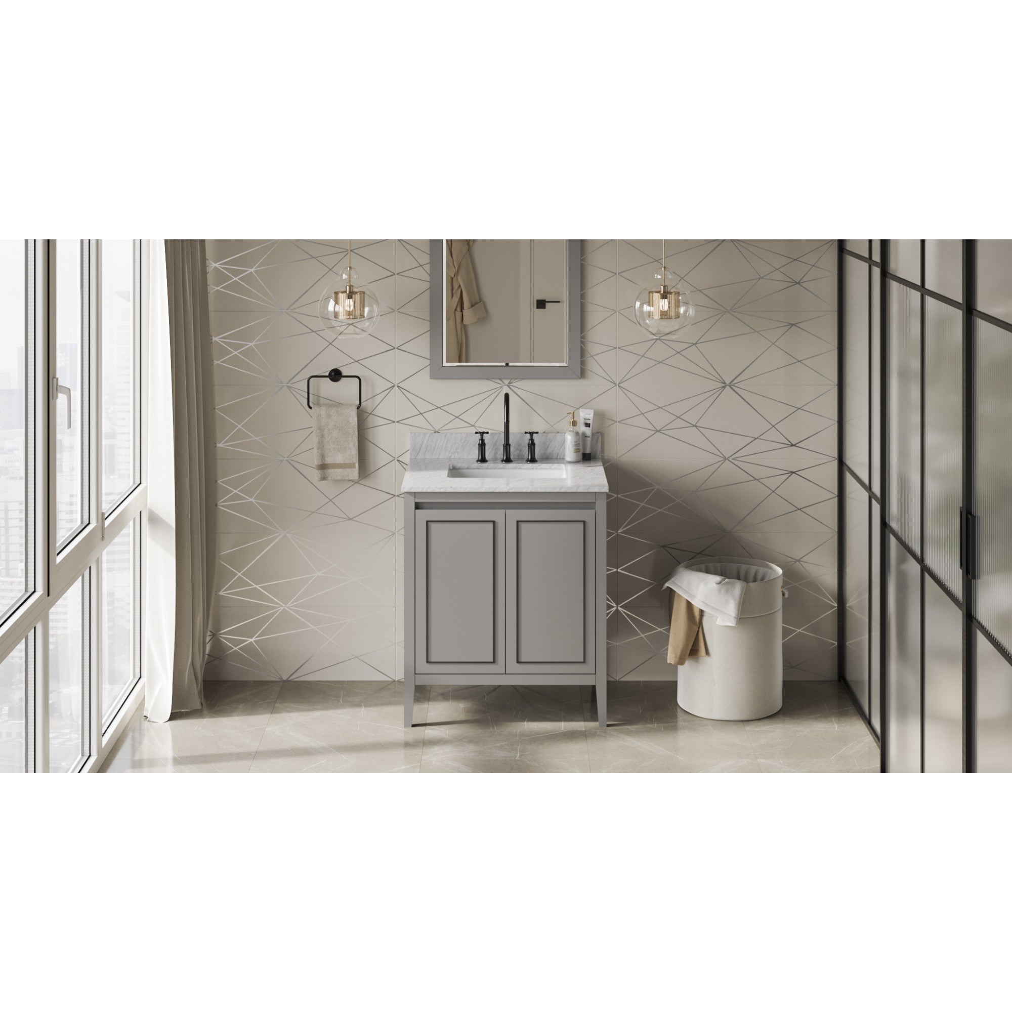30" Percival Vanity – Grey