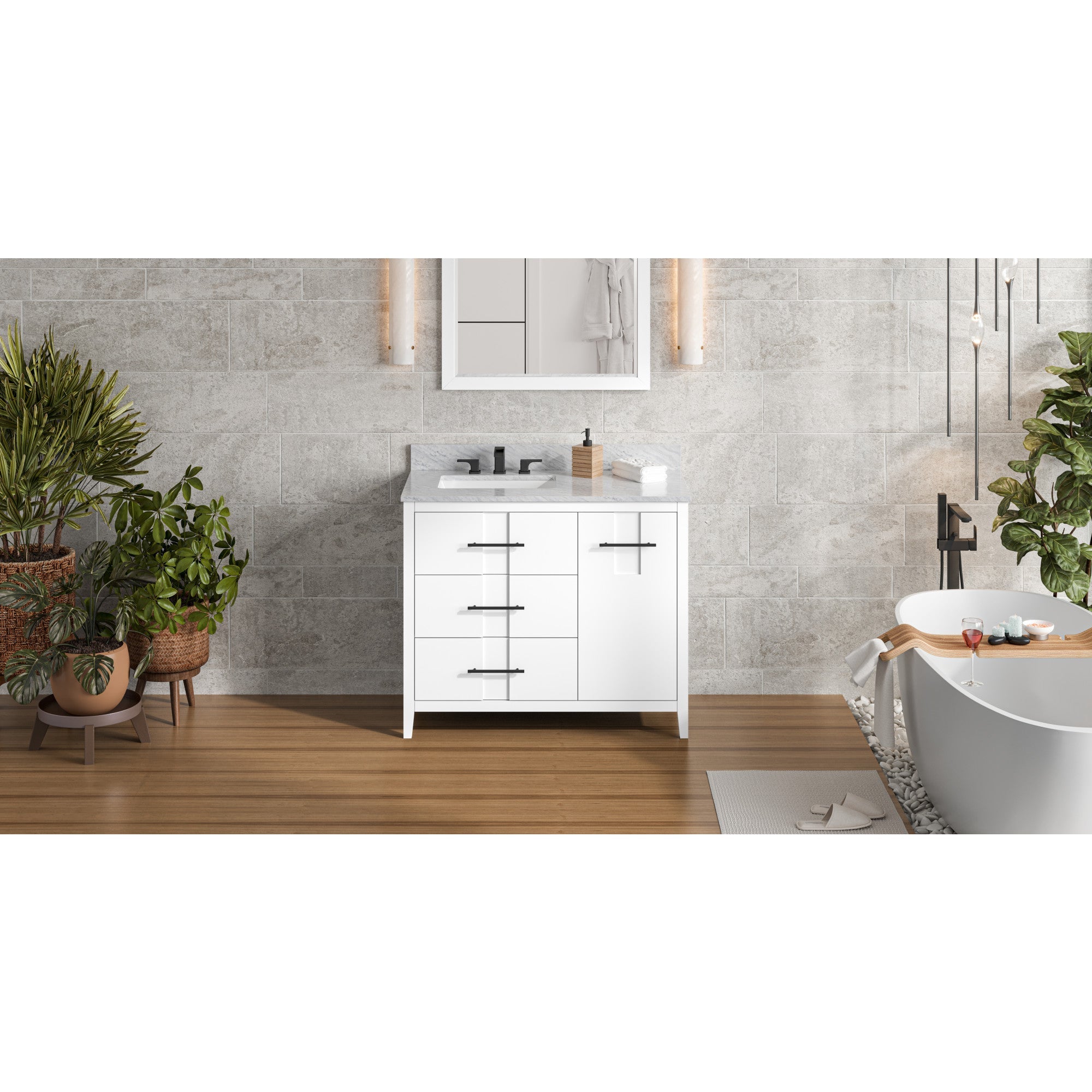 42" Katara Vanity – Left Offset