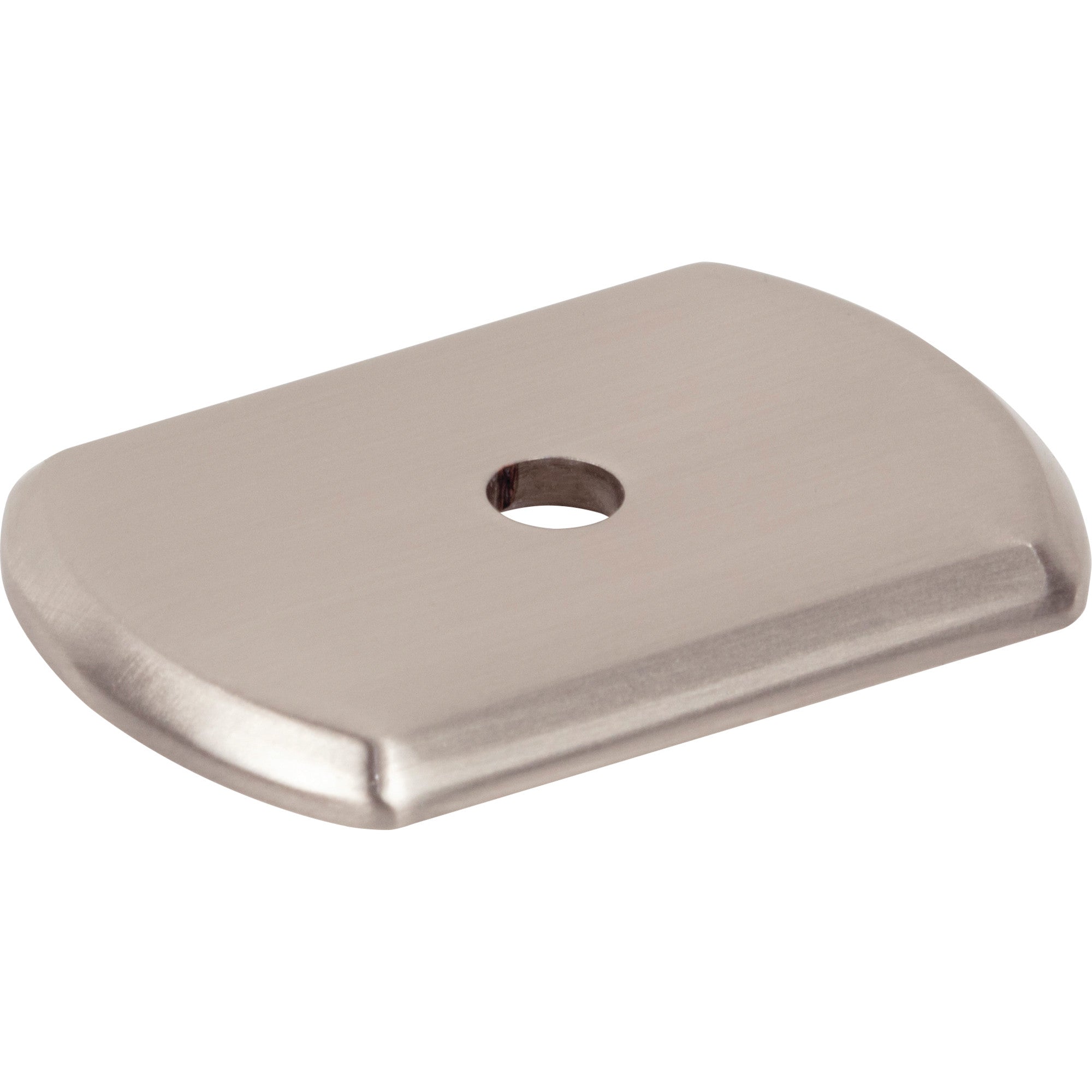 Wescott Knob Backplate - Brushed Satin Nickel