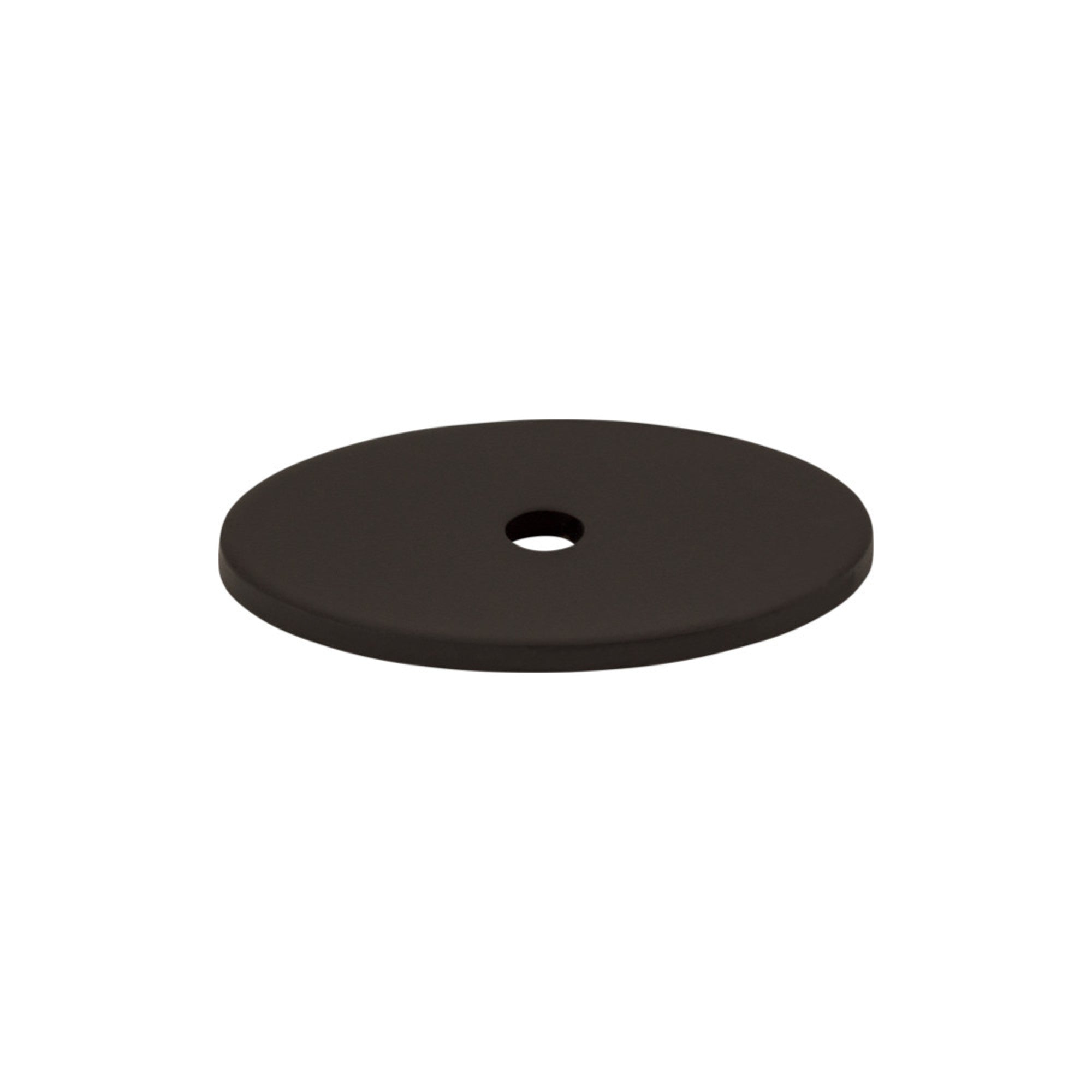 Oval Knob Backplate - Flat Black
