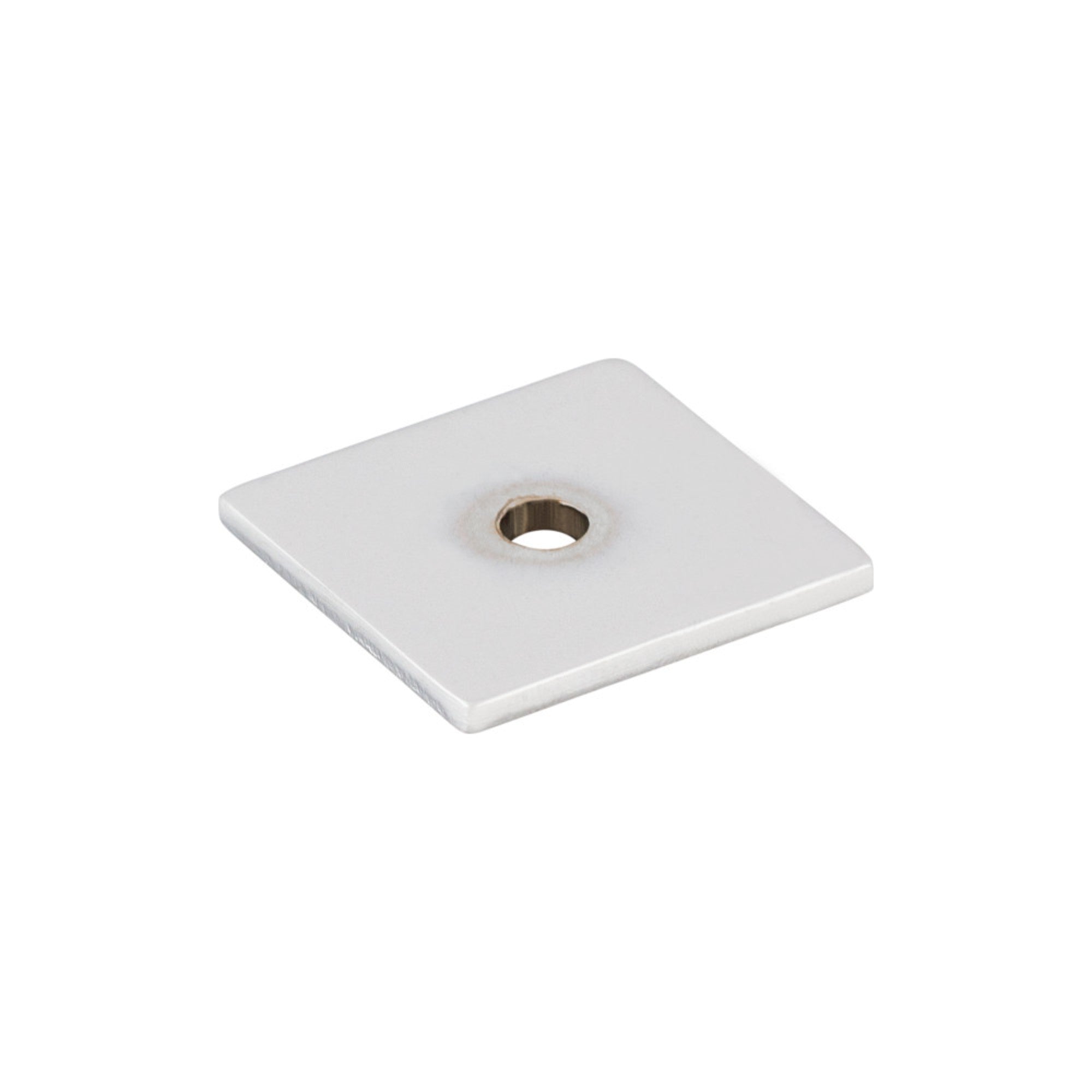Square Knob Backplate - Polished Chrome