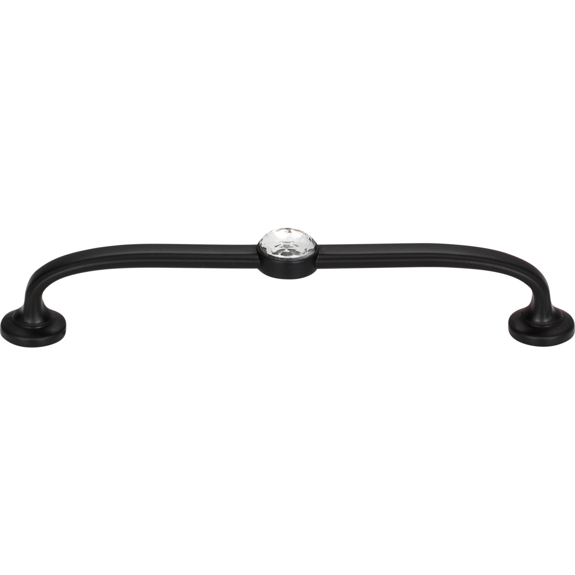 Legacy Crystal Bar Pull - Matte Black