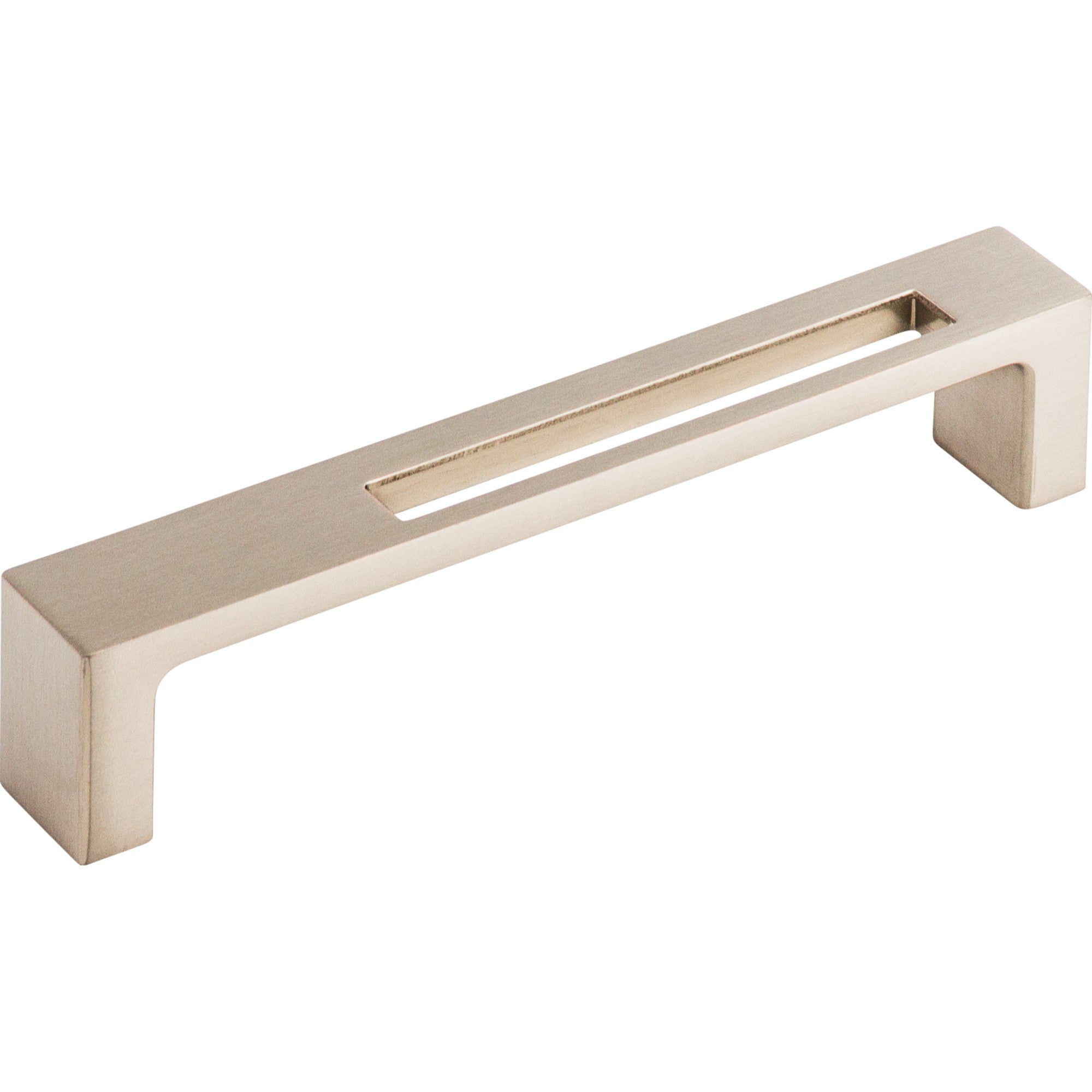 Modern Metro Slot 5" Center to Center Bar Pull - Brushed Satin Nickel