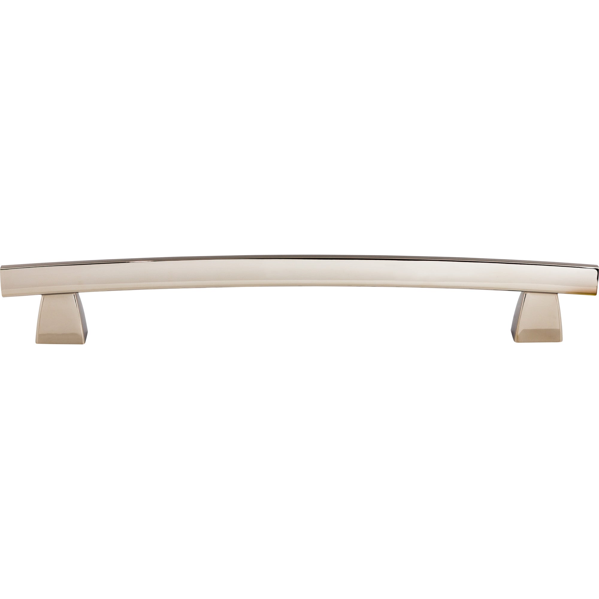 Arched 12" Center to Center Appliance Pull - Polished Nickel