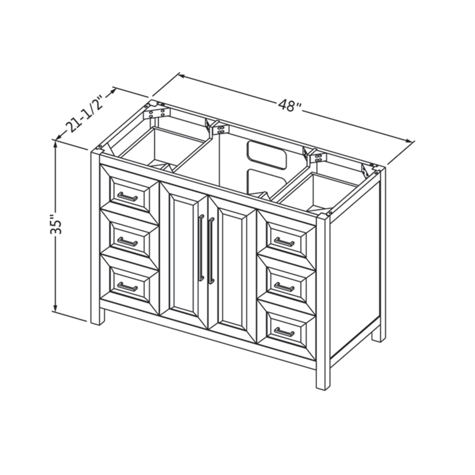 48" Grey Cade Vanity