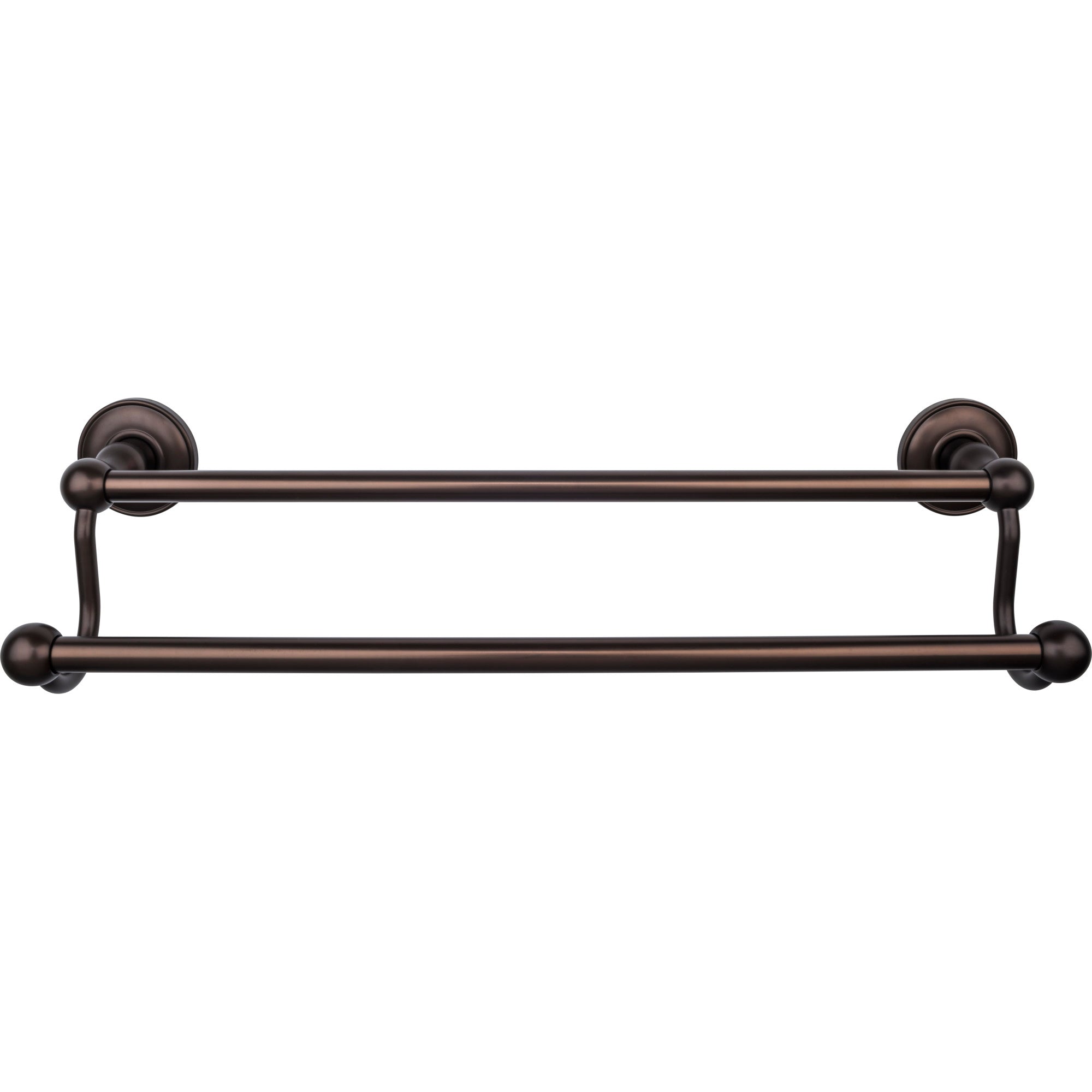 TOP BATH (R) Edwardian Bath Double 20 1/2" Wall Mounted  Towel Bar - Oil Rubbed Bronze
