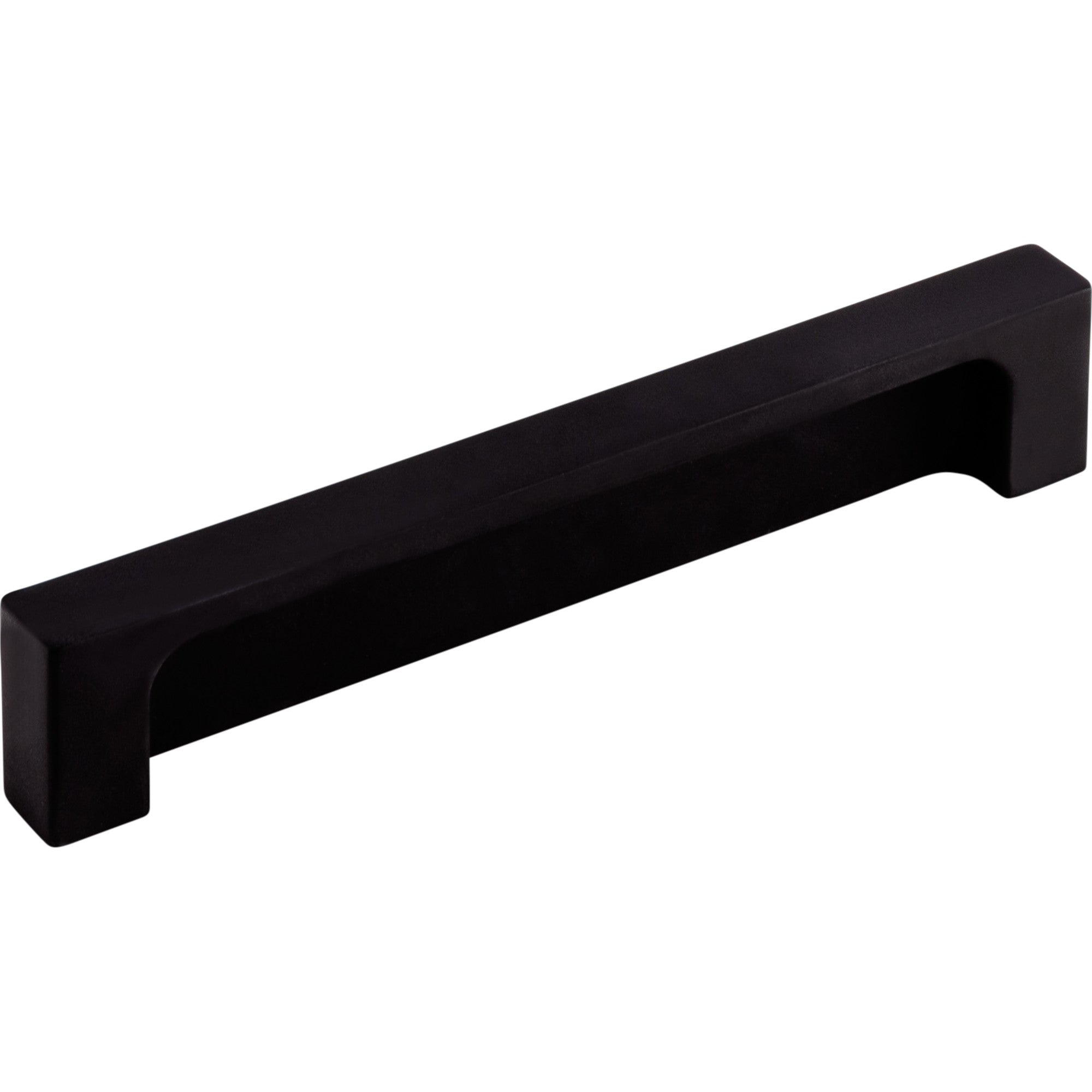 Modern Metro 5" Center to Center Finger Pull - Flat Black