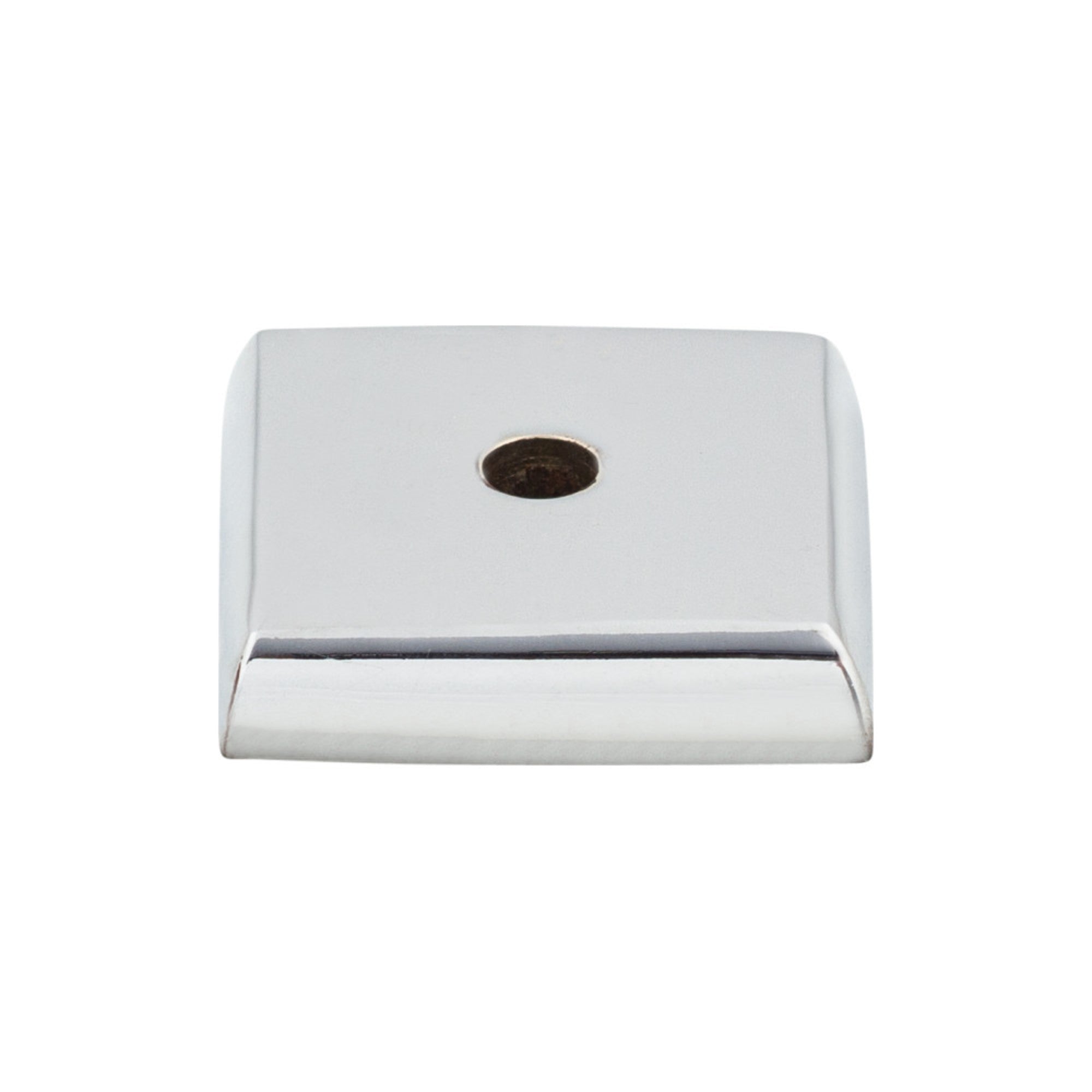 Aspen II Square Knob Backplate - Polished Chrome